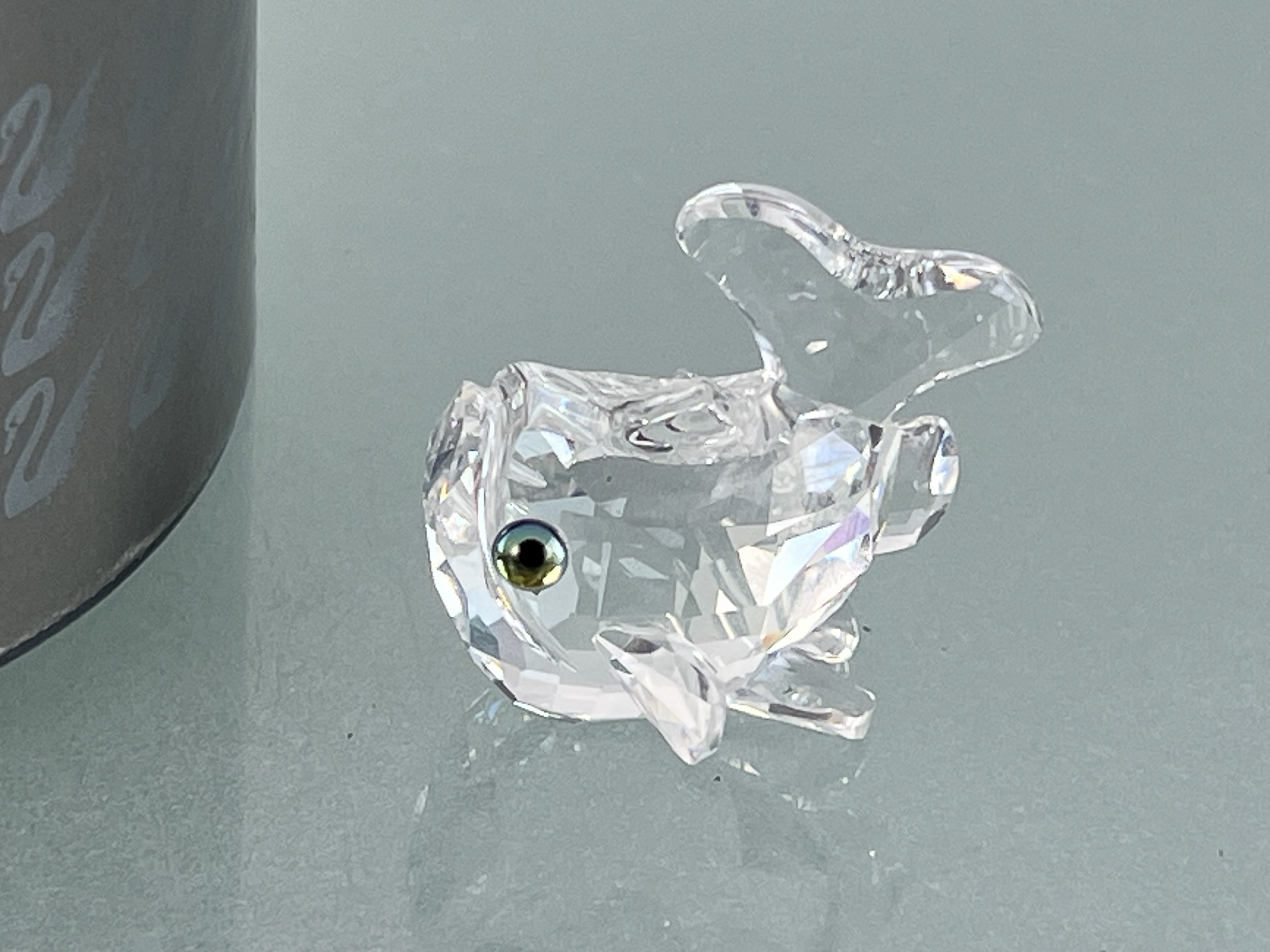 Swarovski Figur 211743 Springender Karpfen 3,5 cm. Mit OVP & Zertifikat. Top Zustand