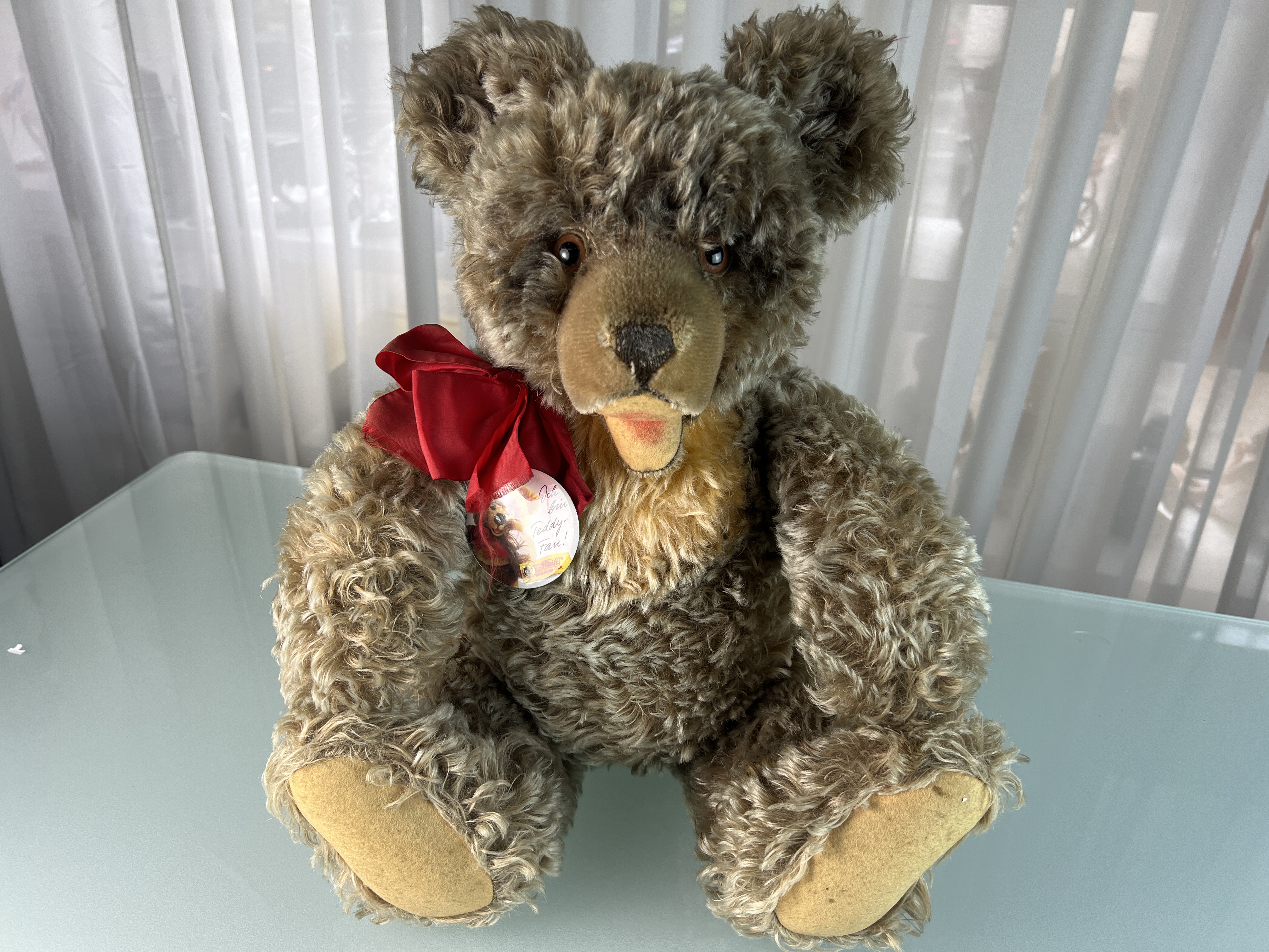 Steiff Tier Teddy Bär 53 cm Ohne Knopf Ohne Fahne Top Zustand 