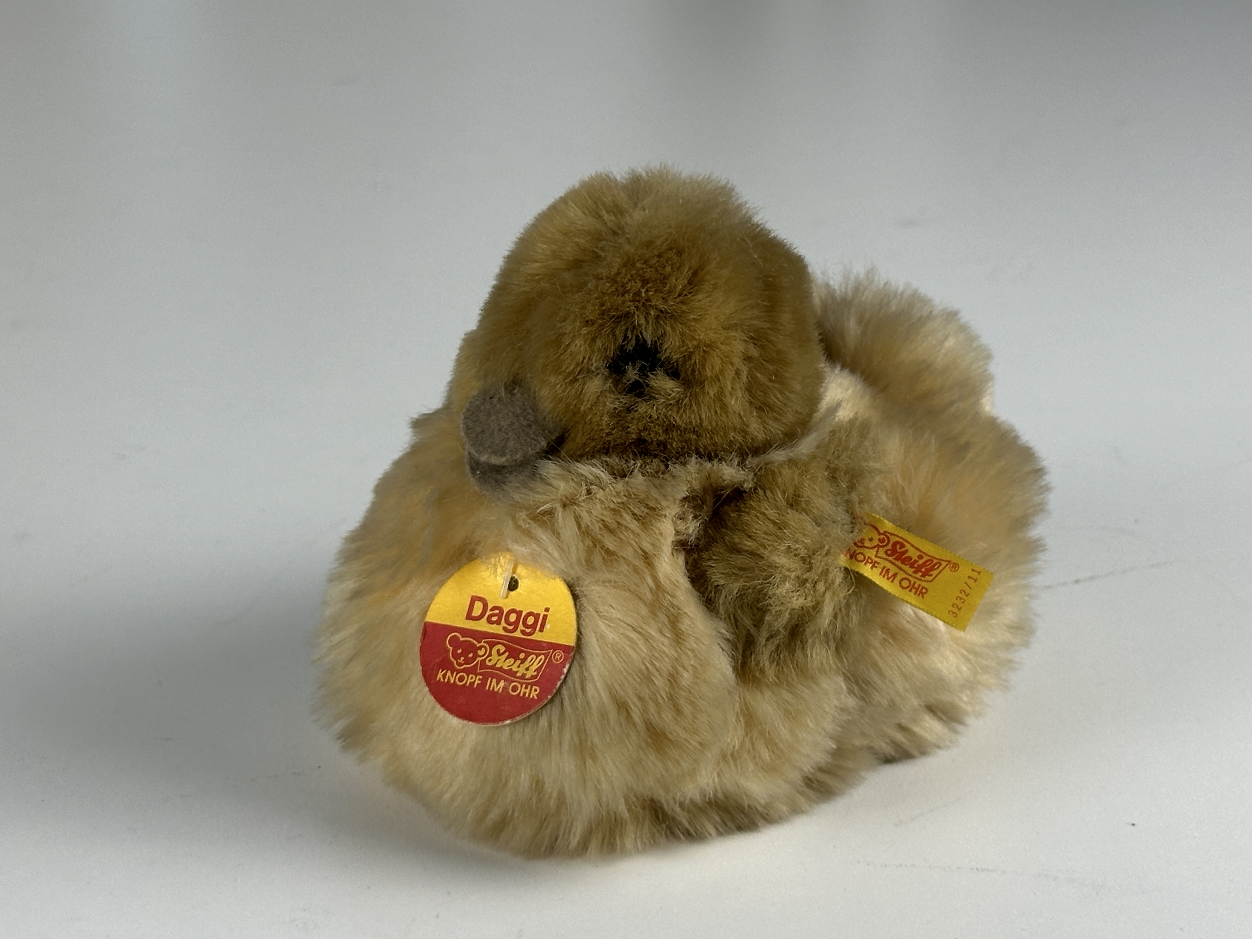Steiff Tier 3232/11 Daggi Ente 12 cm. Top Zustand 