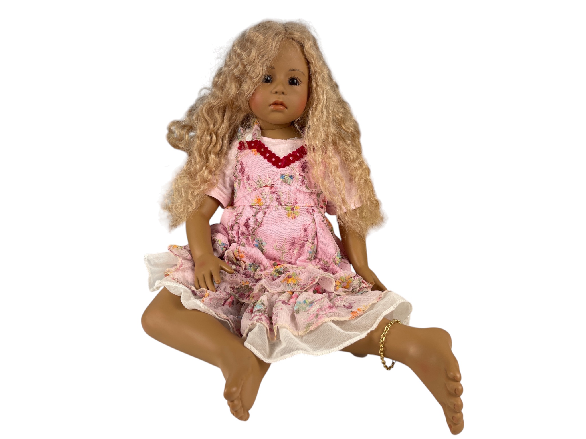 Schildkrötpuppe Evelyn Pfaffendorf Vinyl Puppe 58 cm. Top Zustand 