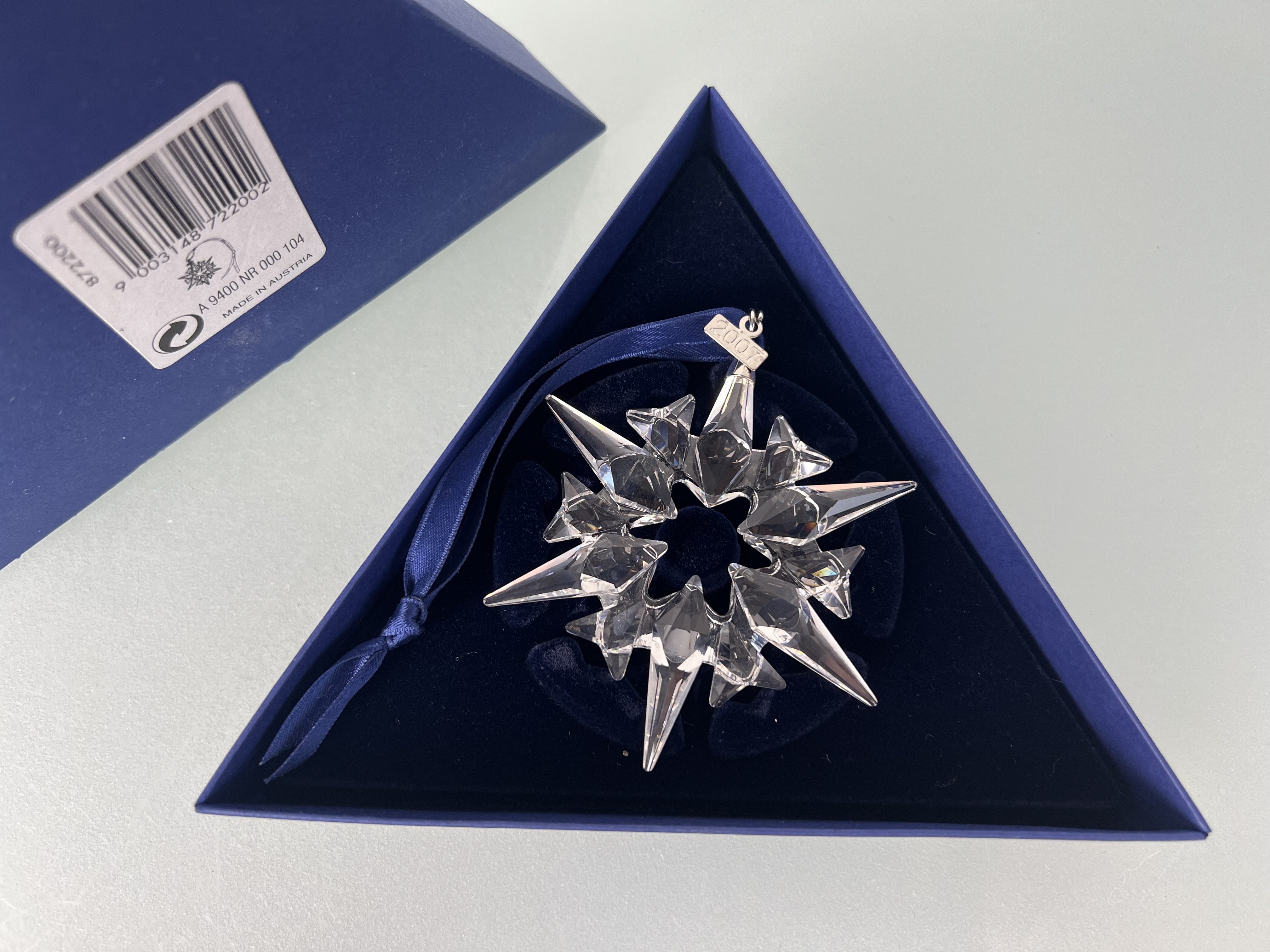 Swarovski Figur 872200 Weihnachtsstern 2007 Groß 7,5 cm. Ovp  - Top Zustand  