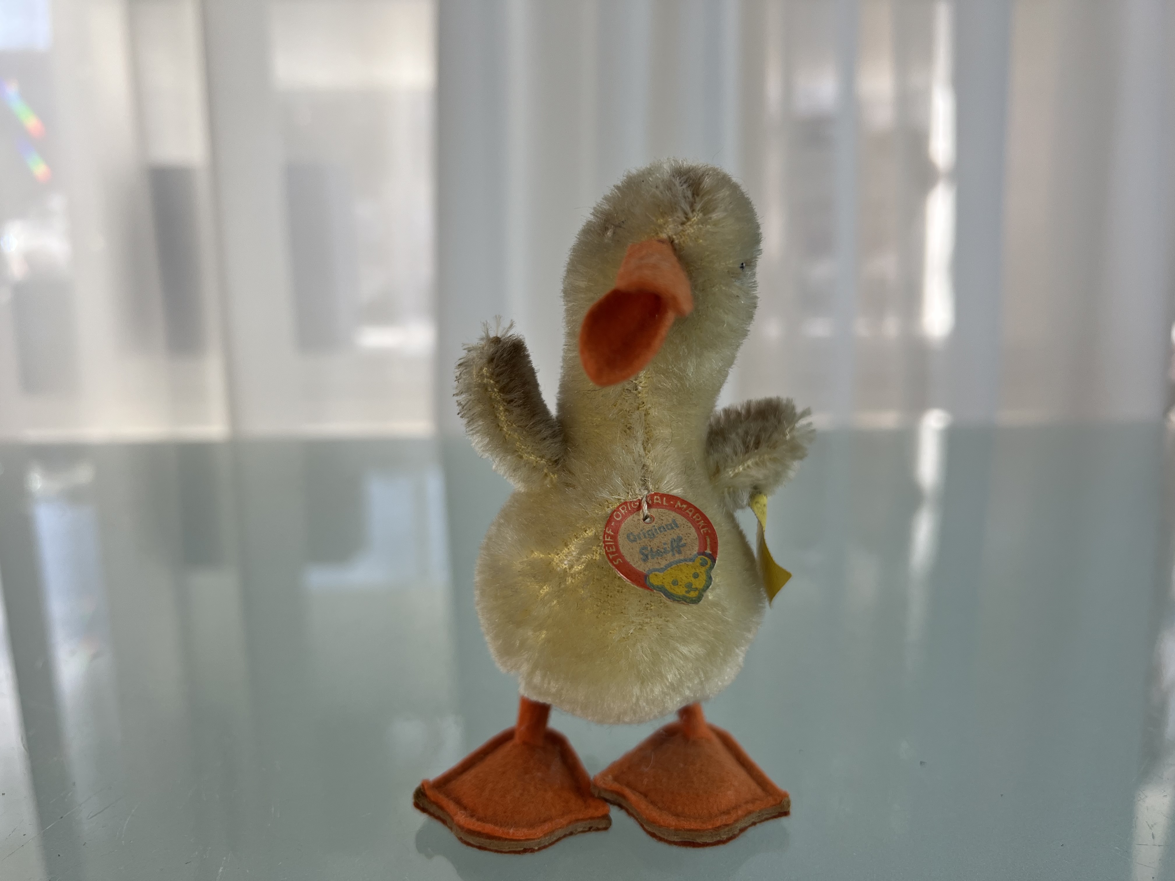 Steiff Tier 6310.01 Ente 12 cm. Top Zustand 