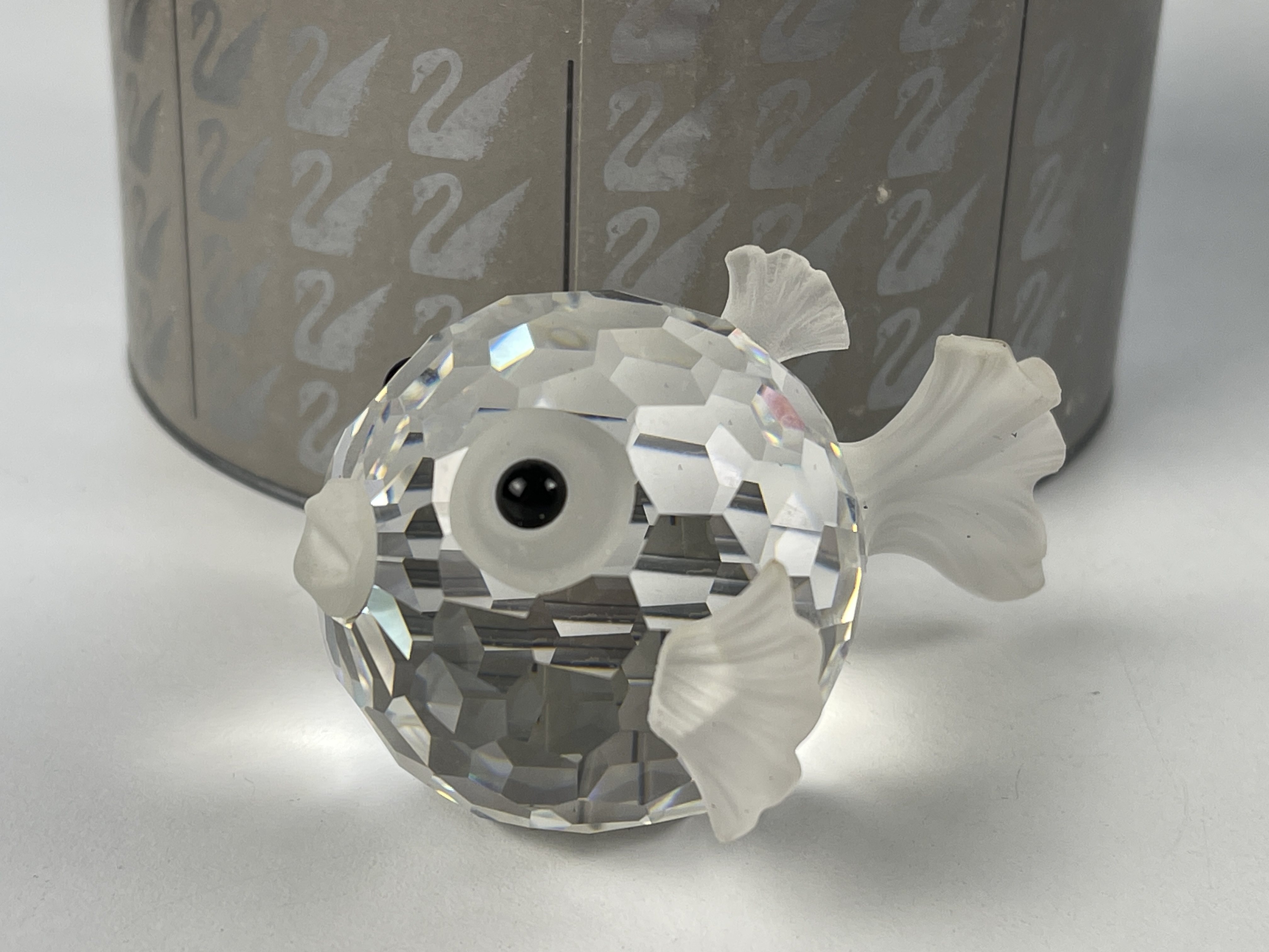 Swarovski Figur 010013 Großer Kugelfisch 7 cm. Top Zustand  