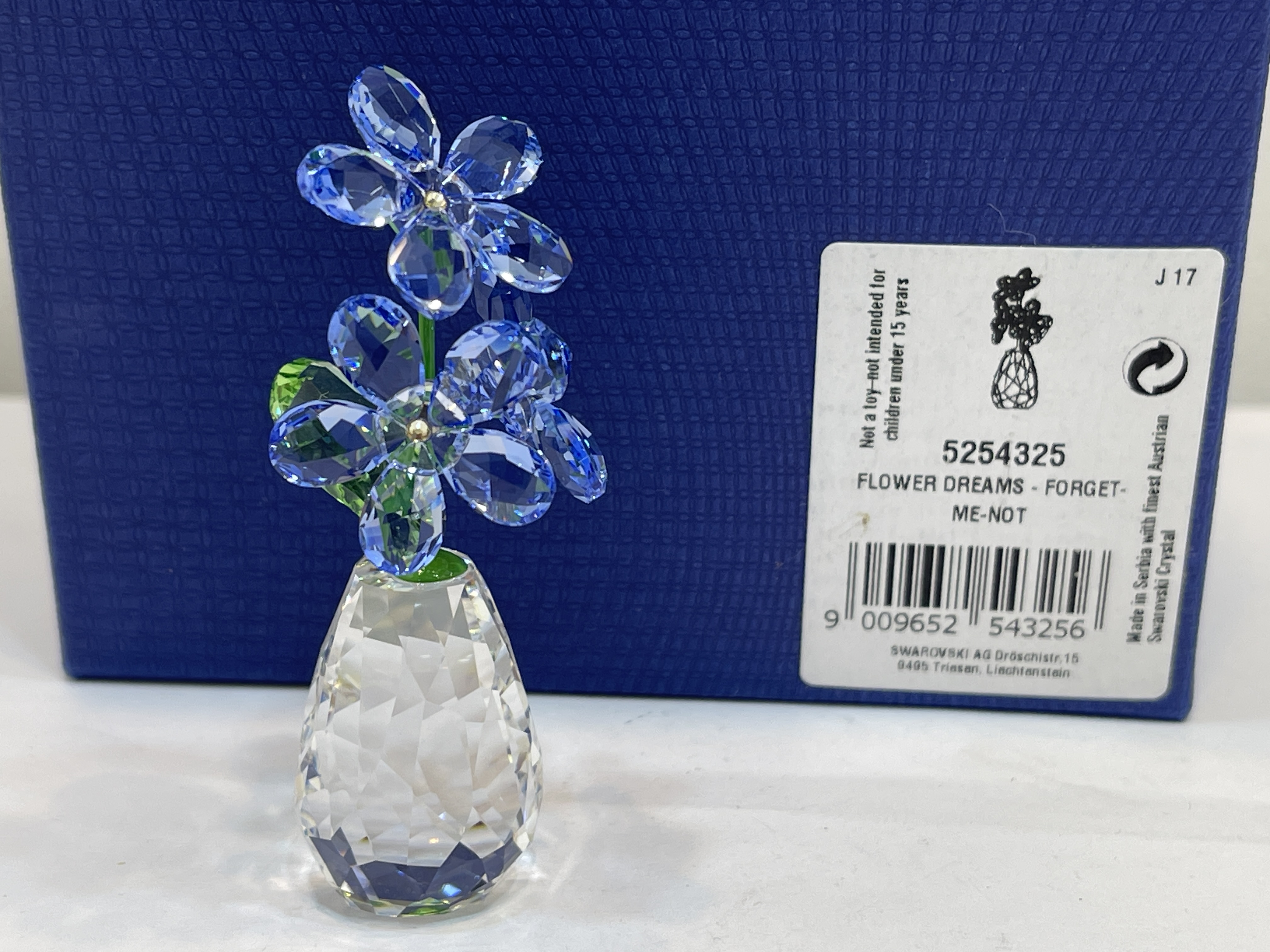 Swarovski Figur 5254325 Blumenträume Vergissmeinnicht 6,9 cm Ovp & Zertifikat Top Zustand 