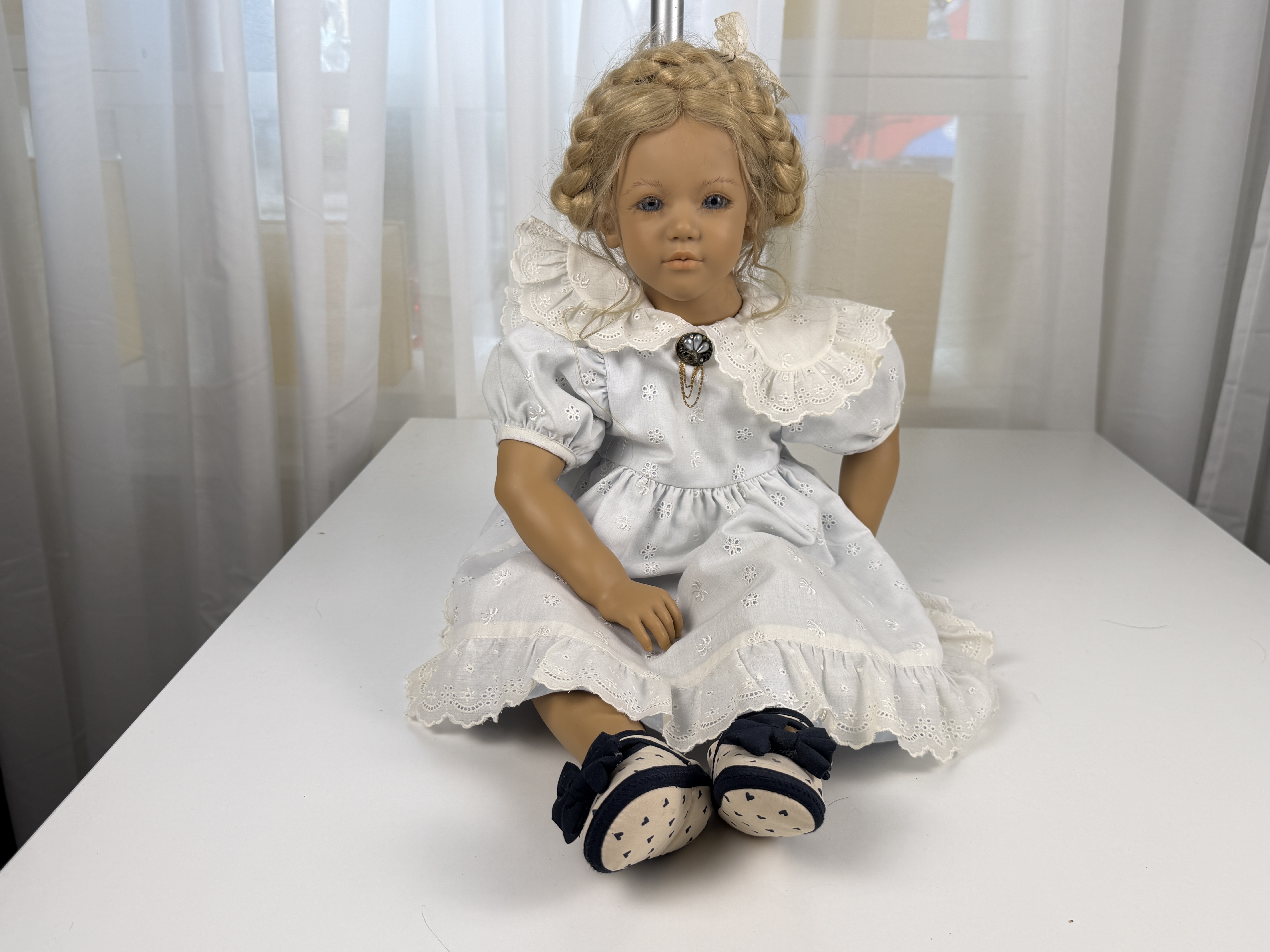 Künstlerpuppe Annette Himstedt Puppe Jule 66 cm. Top Zustand