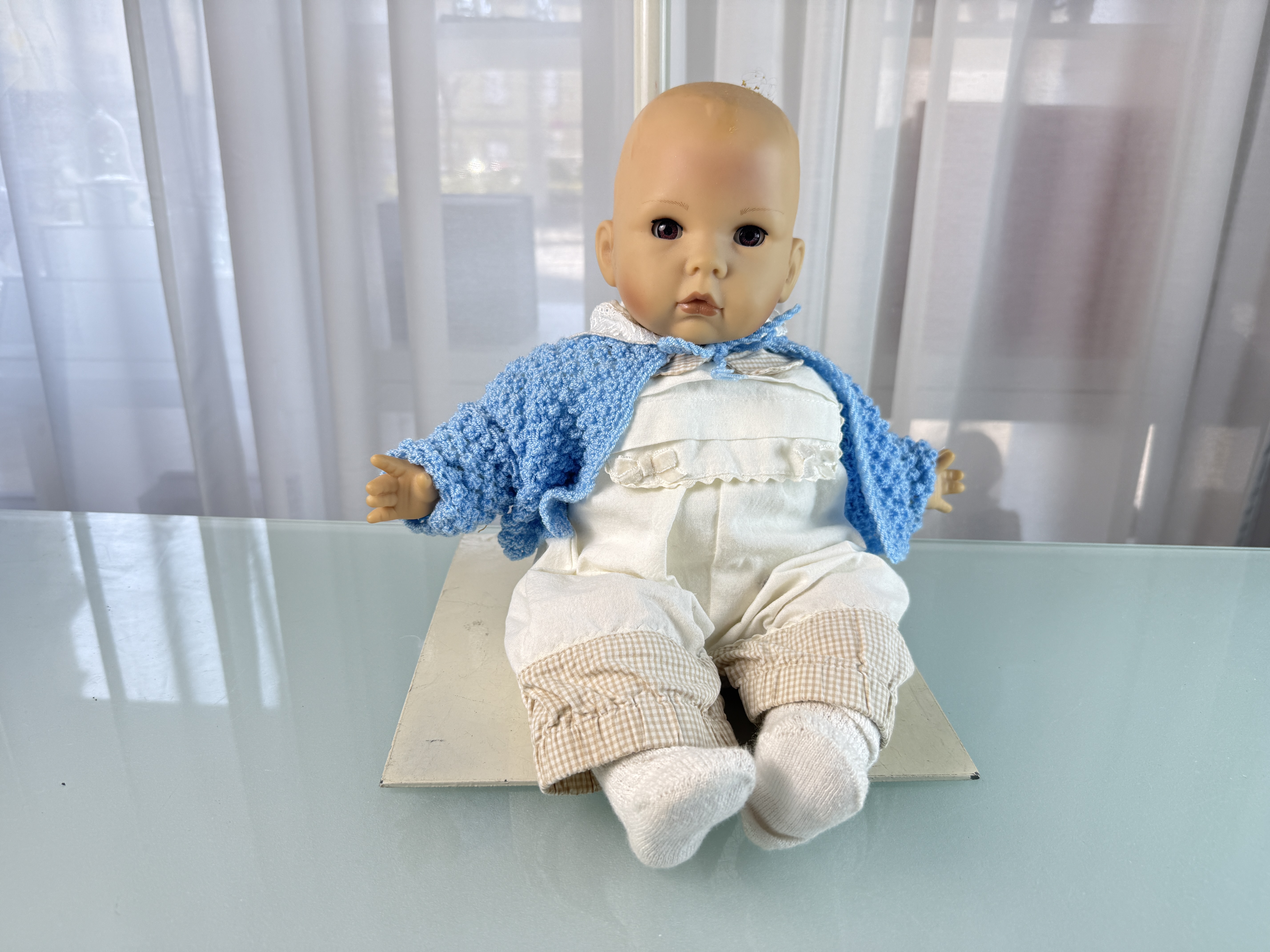Künstlerpuppe Puppe Zapf 41 cm Top Zustand  Siehe Fotos