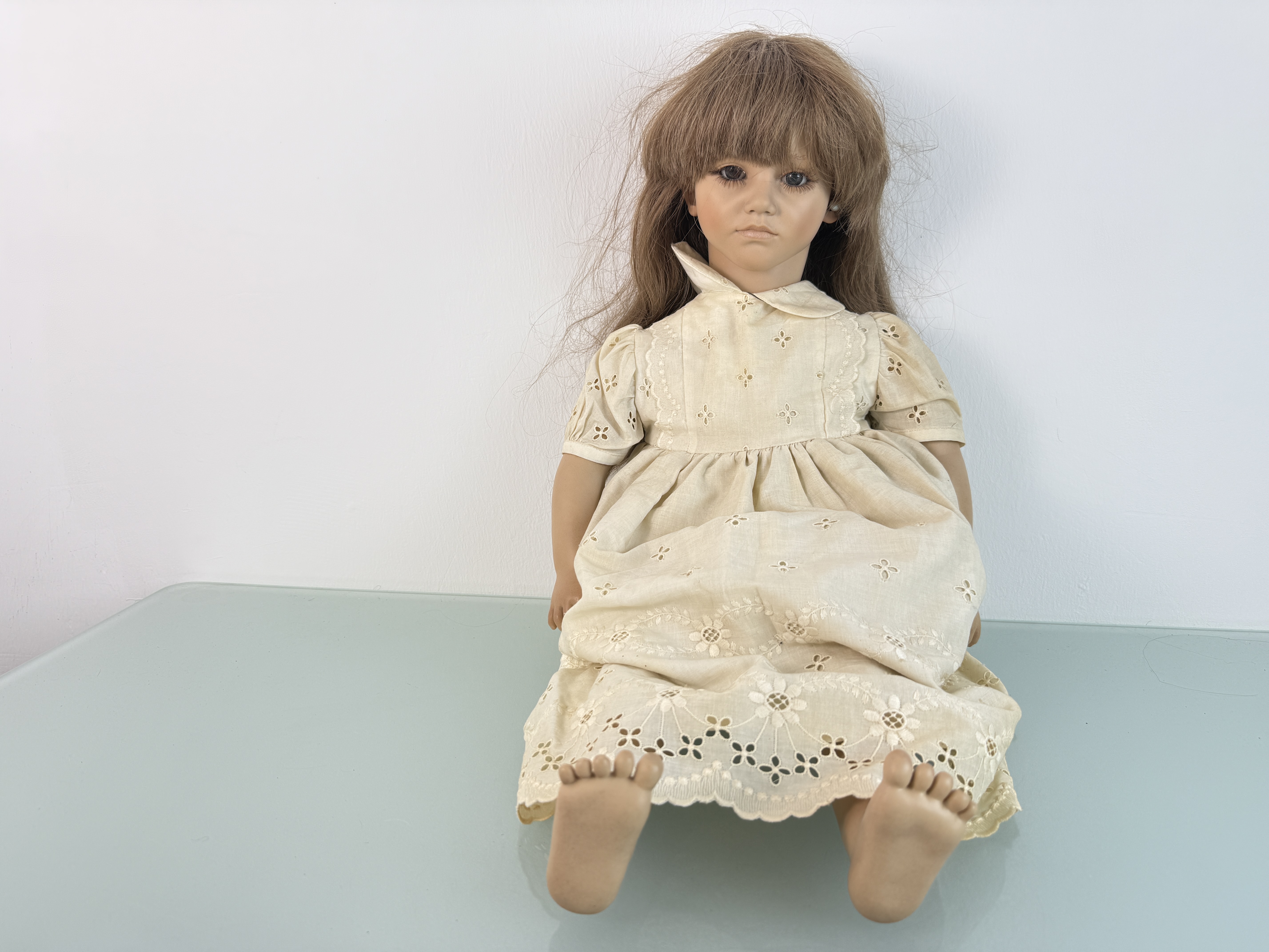 Künstlerpuppe Annette Himstedt Puppe Paula 67 cm. Top Zustand.