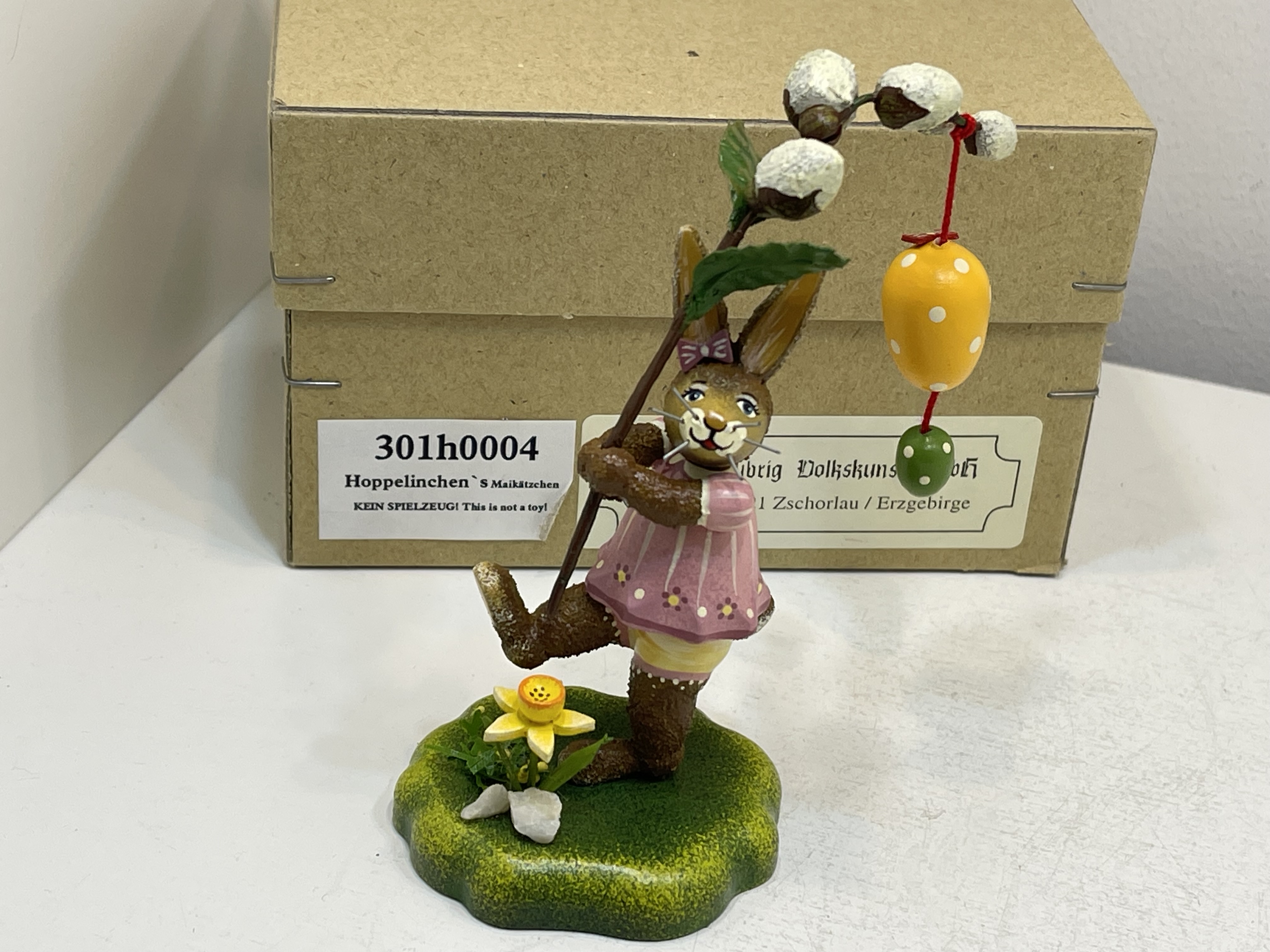 Erzgebirge Sammler Figur Hubrig 12 cm + OVP. Zustand siehe Fotos