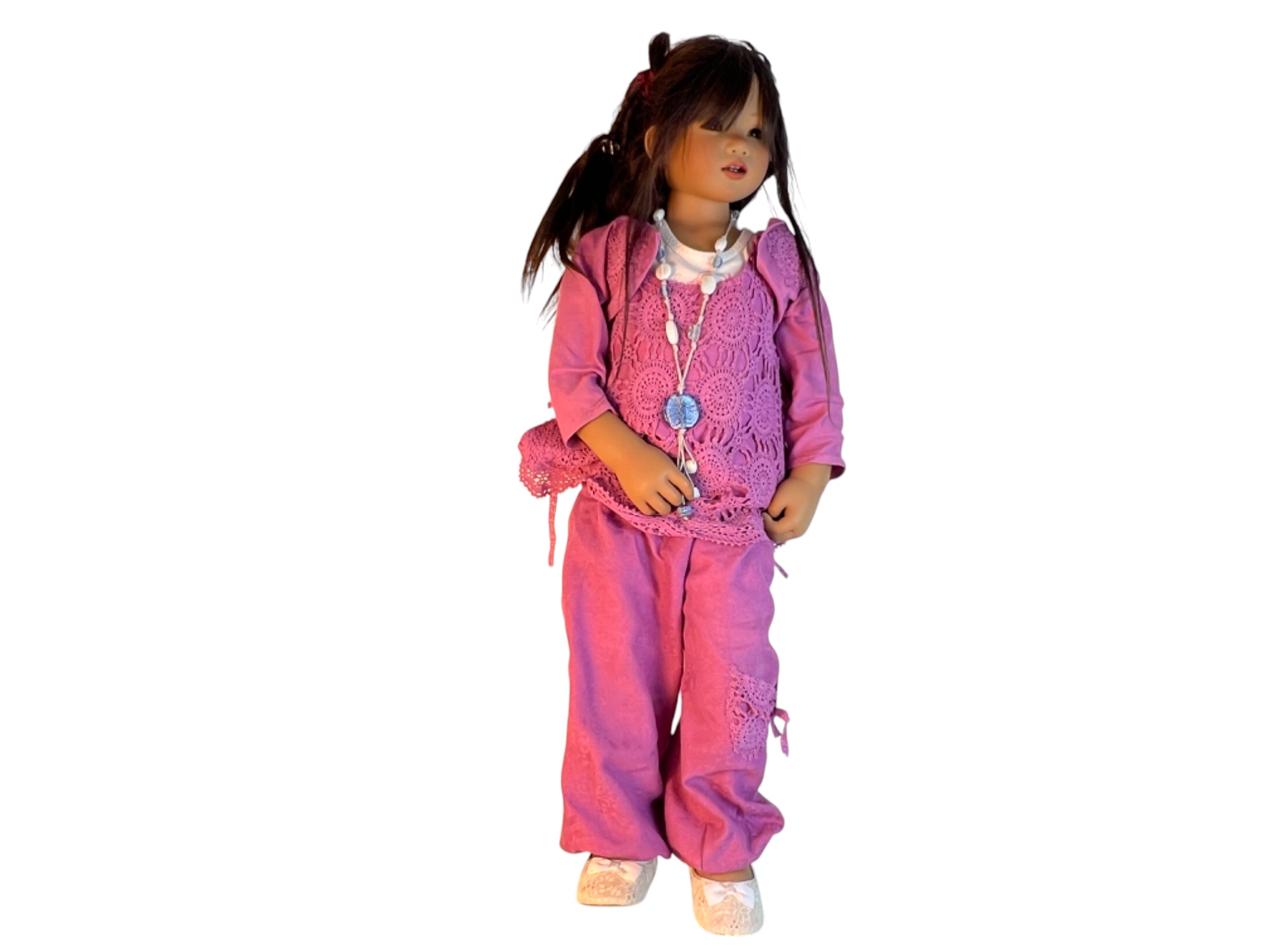 Künstlerpuppe Annette Himstedt Puppe 79 cm. Top Zustand