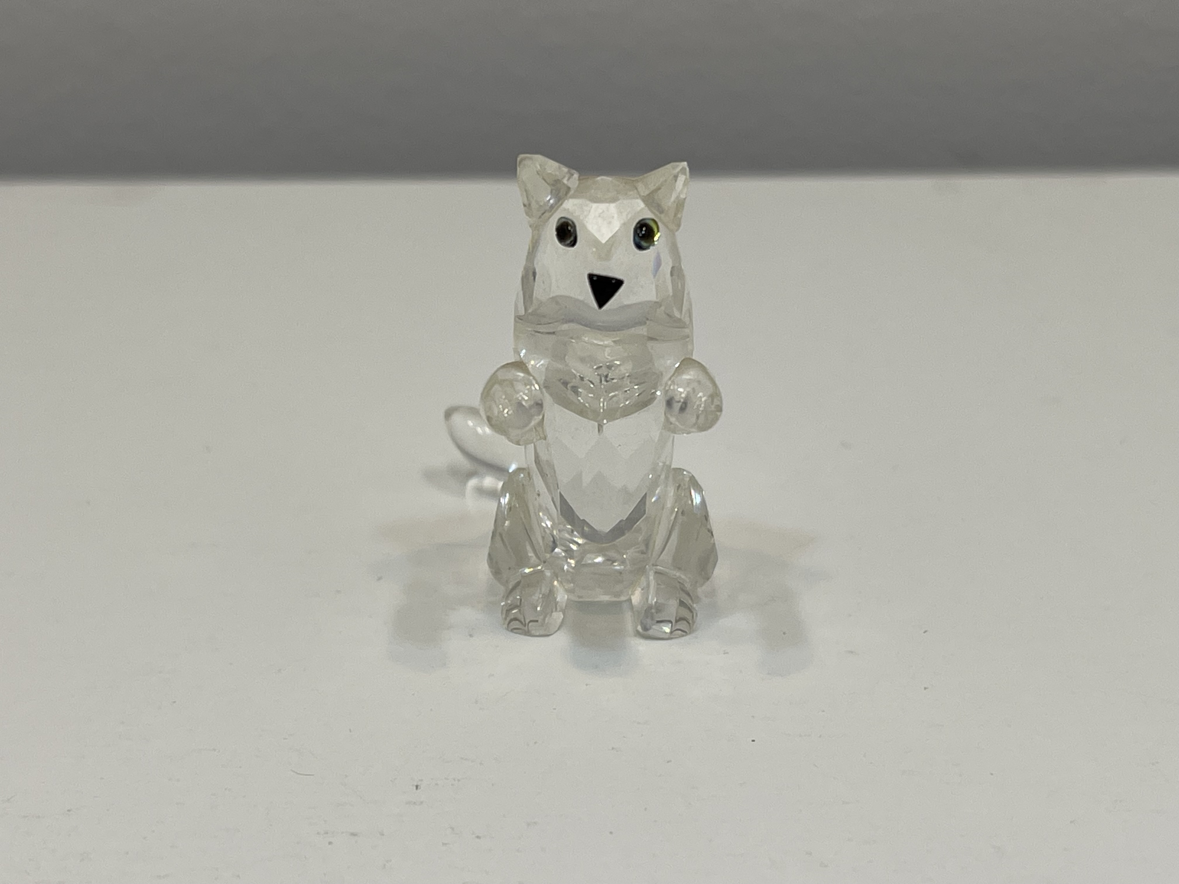Swarovski Figur 028000 Springende Katze 3,5 cm. Top Zustand  