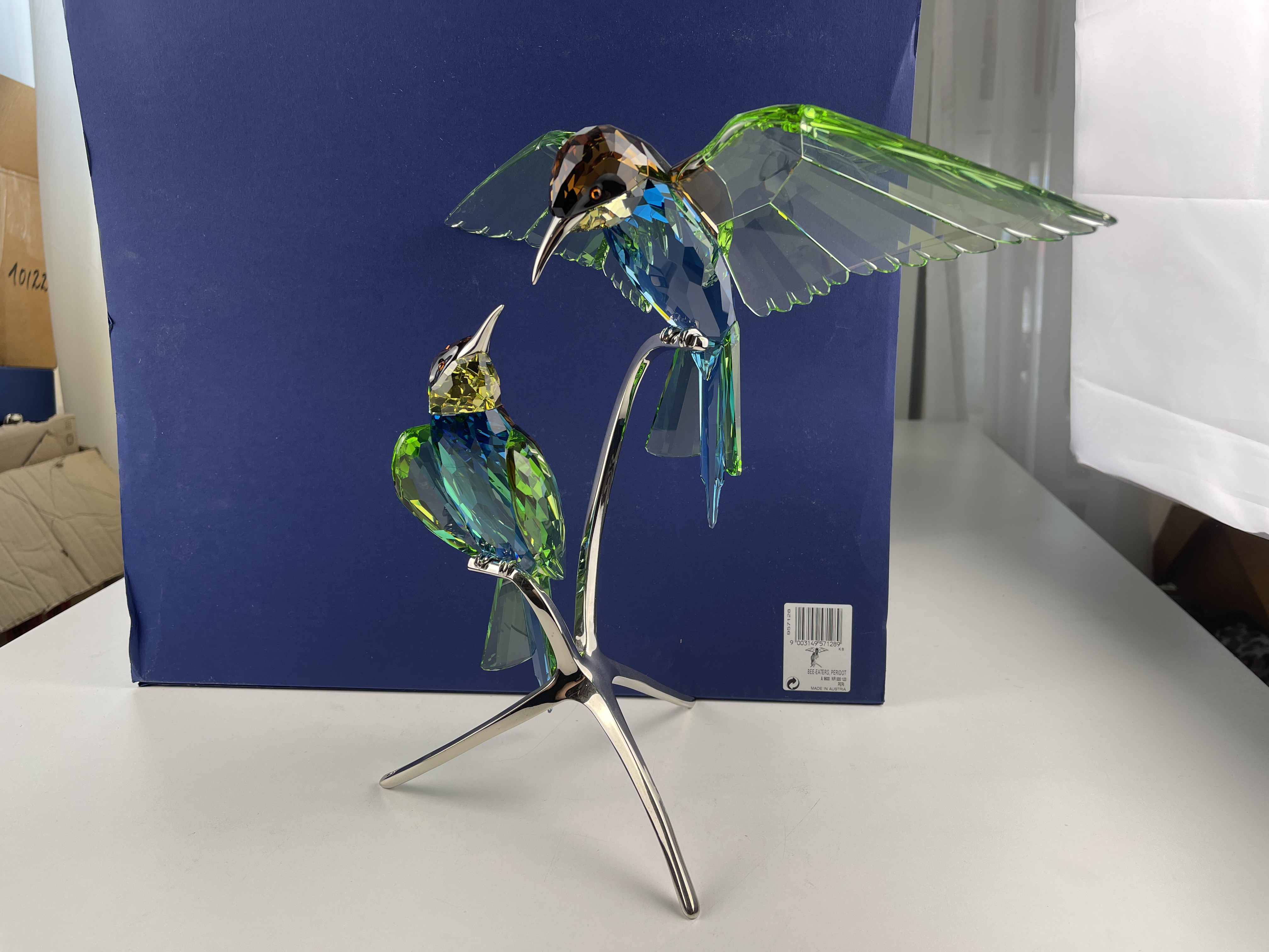 Swarovski Figur 957128 Bienenfresser 35,5 x 29 cm. Inkl. Ovp & Zertifikat Top Zustand 