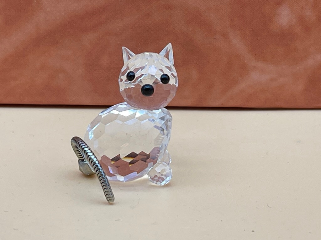  Swarovski Figur 010011 Katze 3,3 cm. Top Zustand