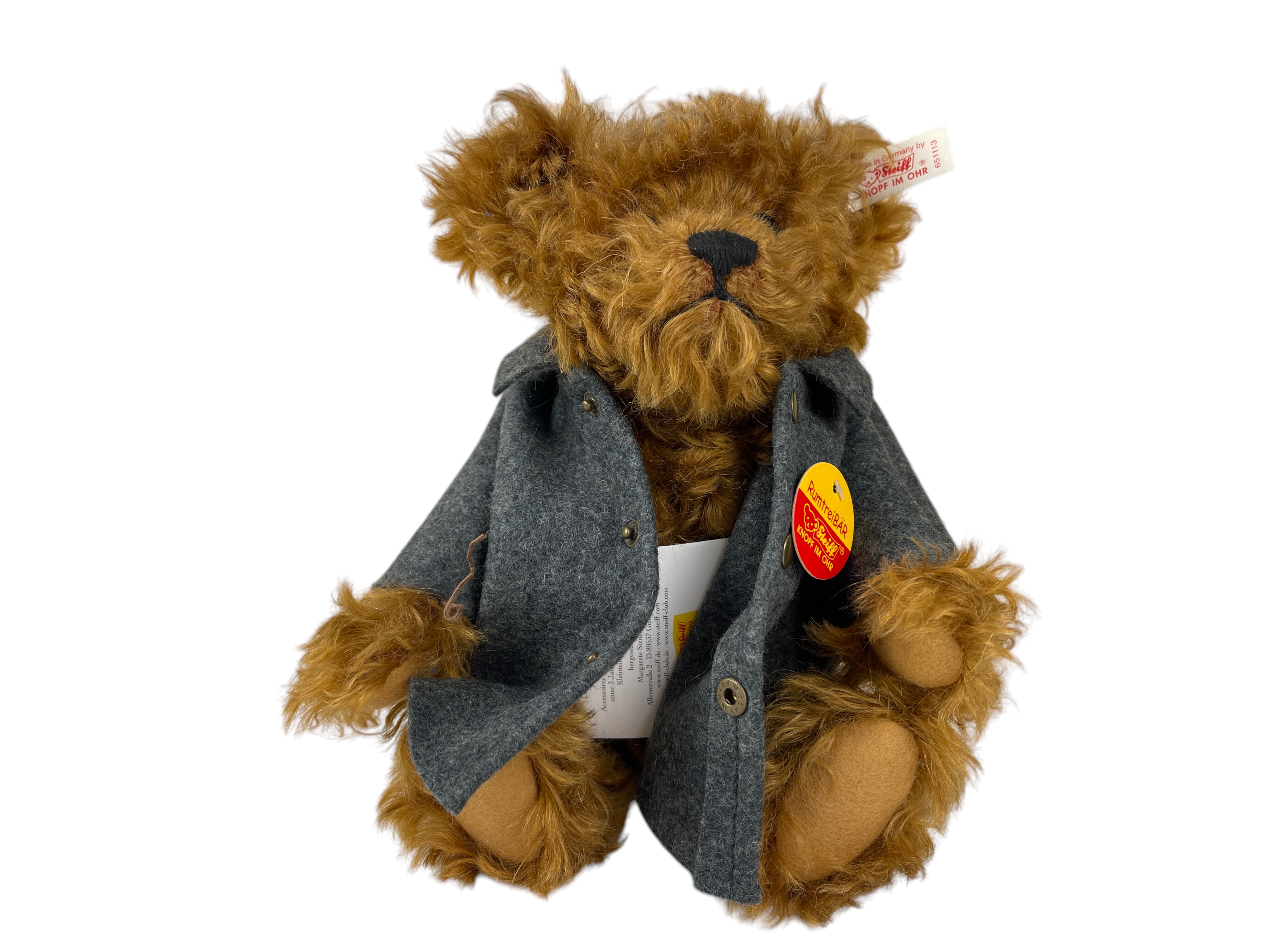 Steiff Tier 651113 RumtreiBär Teddy Bär 27 cm. Top Zustand.   