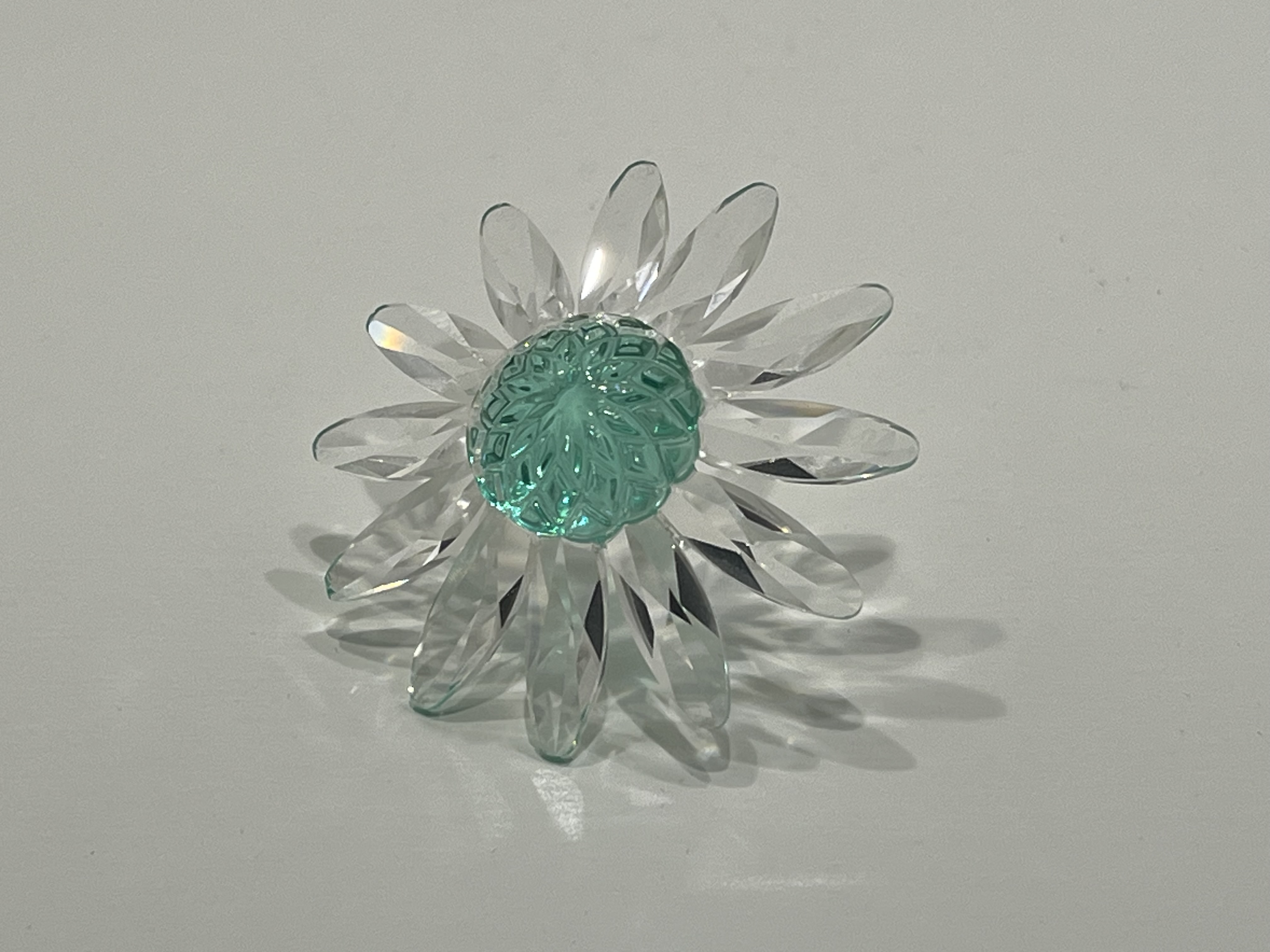 Swarovski Figur Blume - Margerite. Grün 5 cm Top Zustand. 