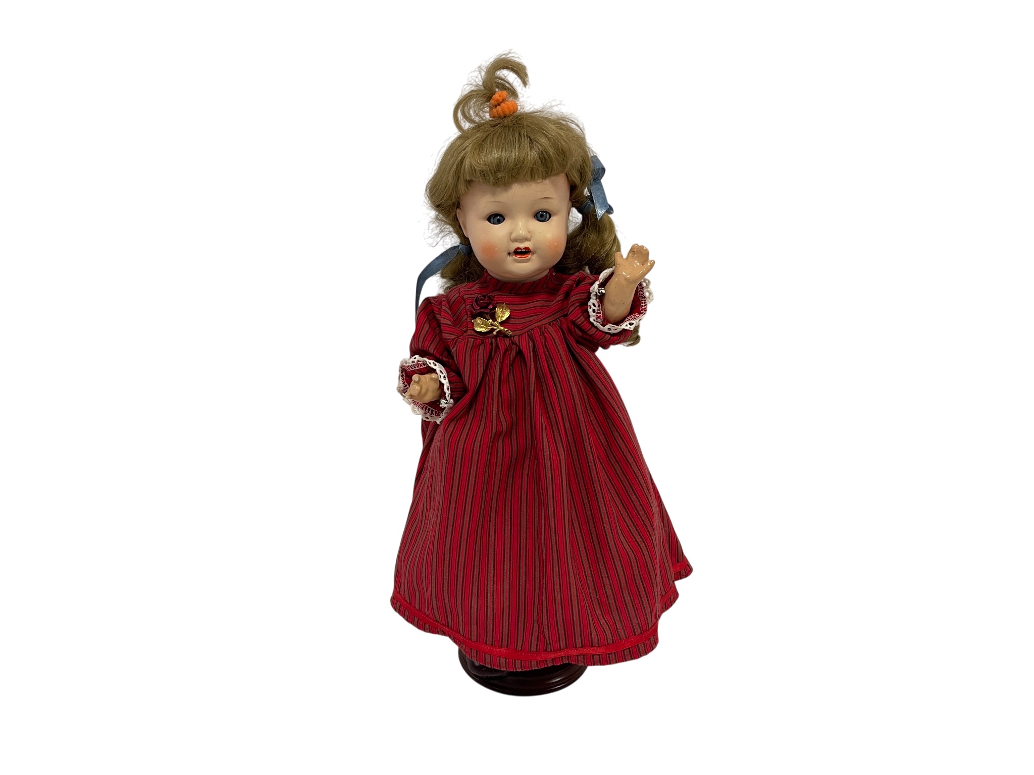 Künstlerpuppe Sammler Puppe alte 42 cm Zustand siehe Fotos 