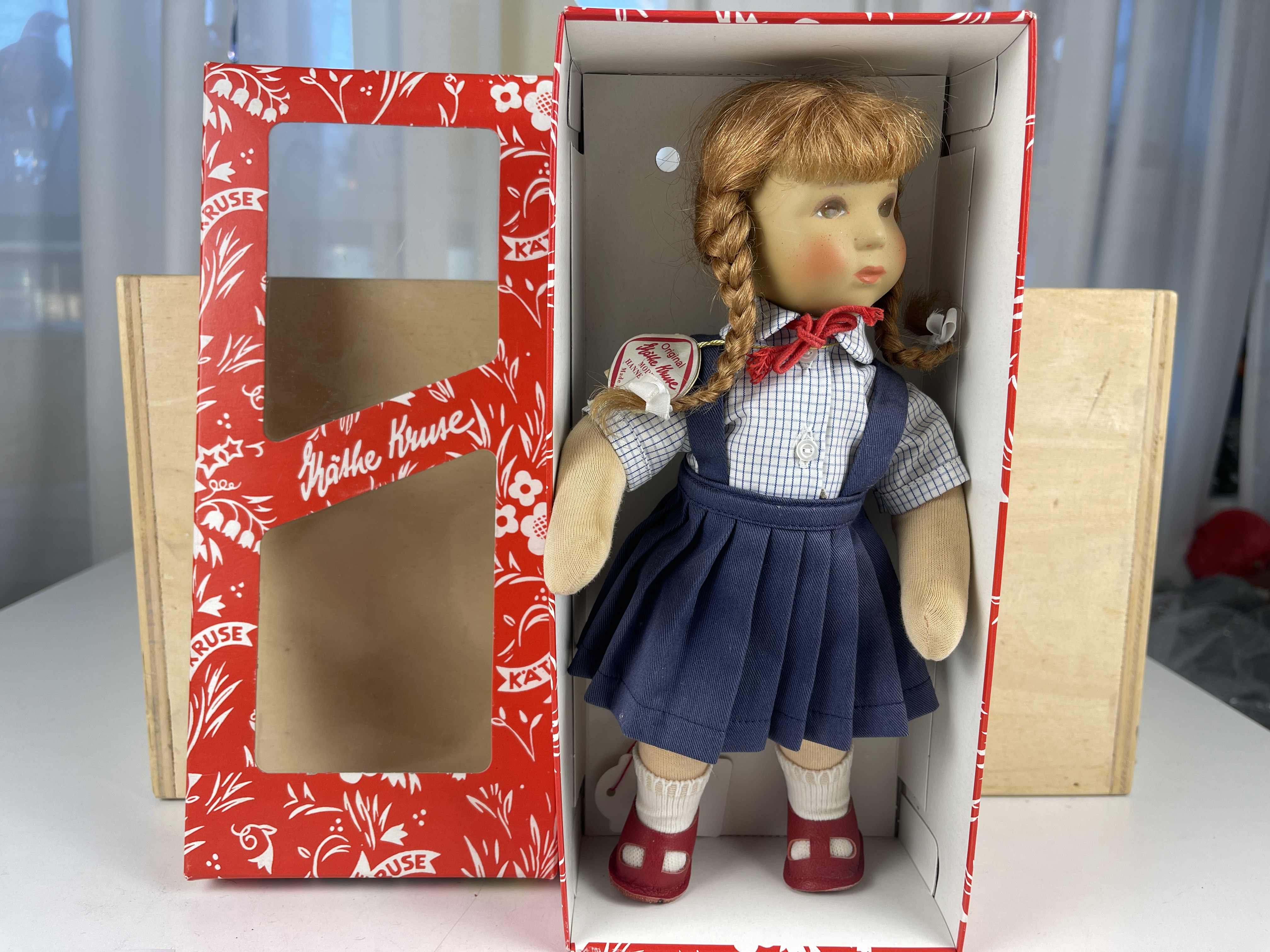 Käthe Kruse Puppe Sammlerpuppe 25 cm Top Zustand 