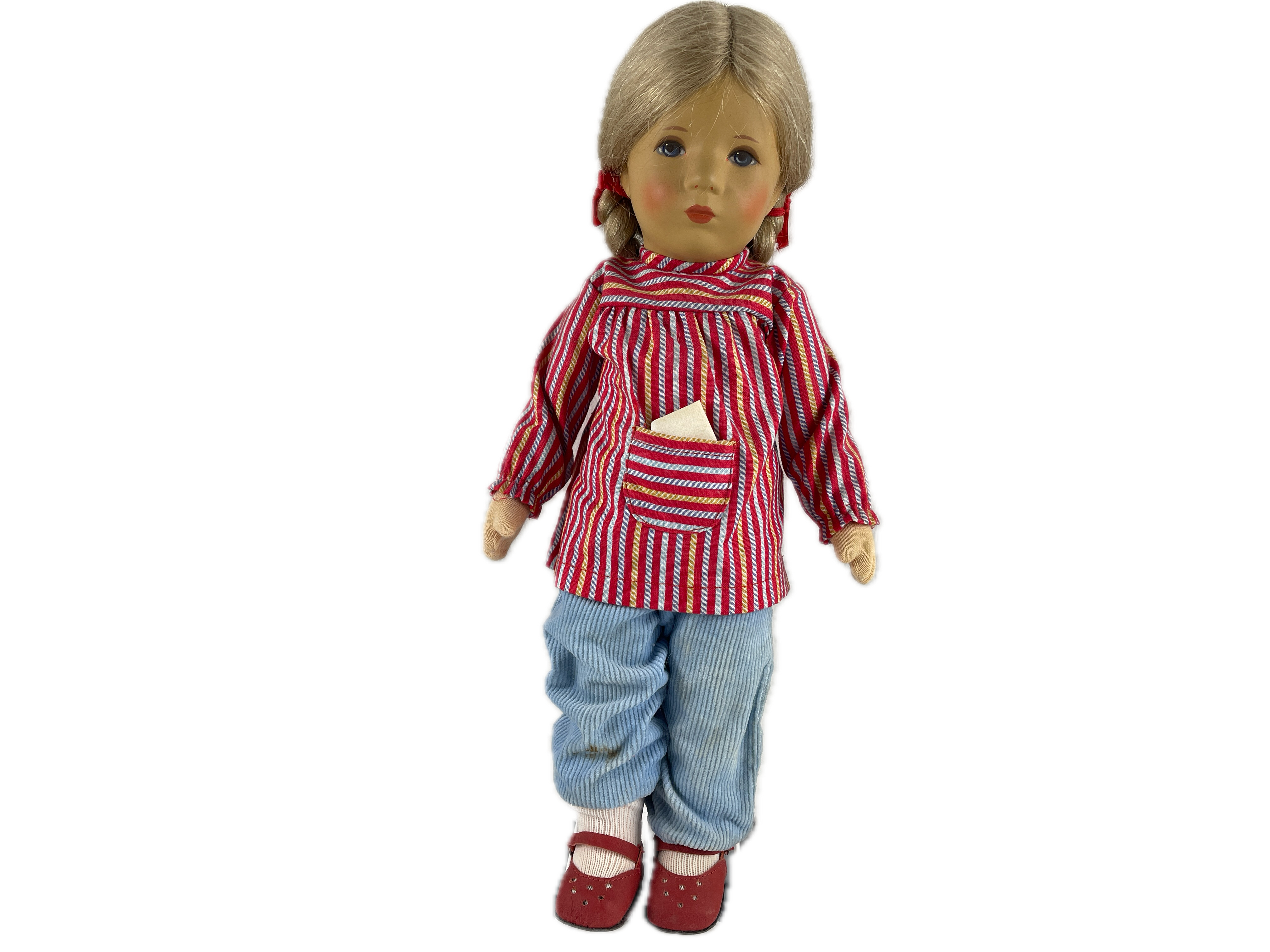 Käthe Kruse Puppe Sammlerpuppe 36 cm Zustand siehe Fotos  