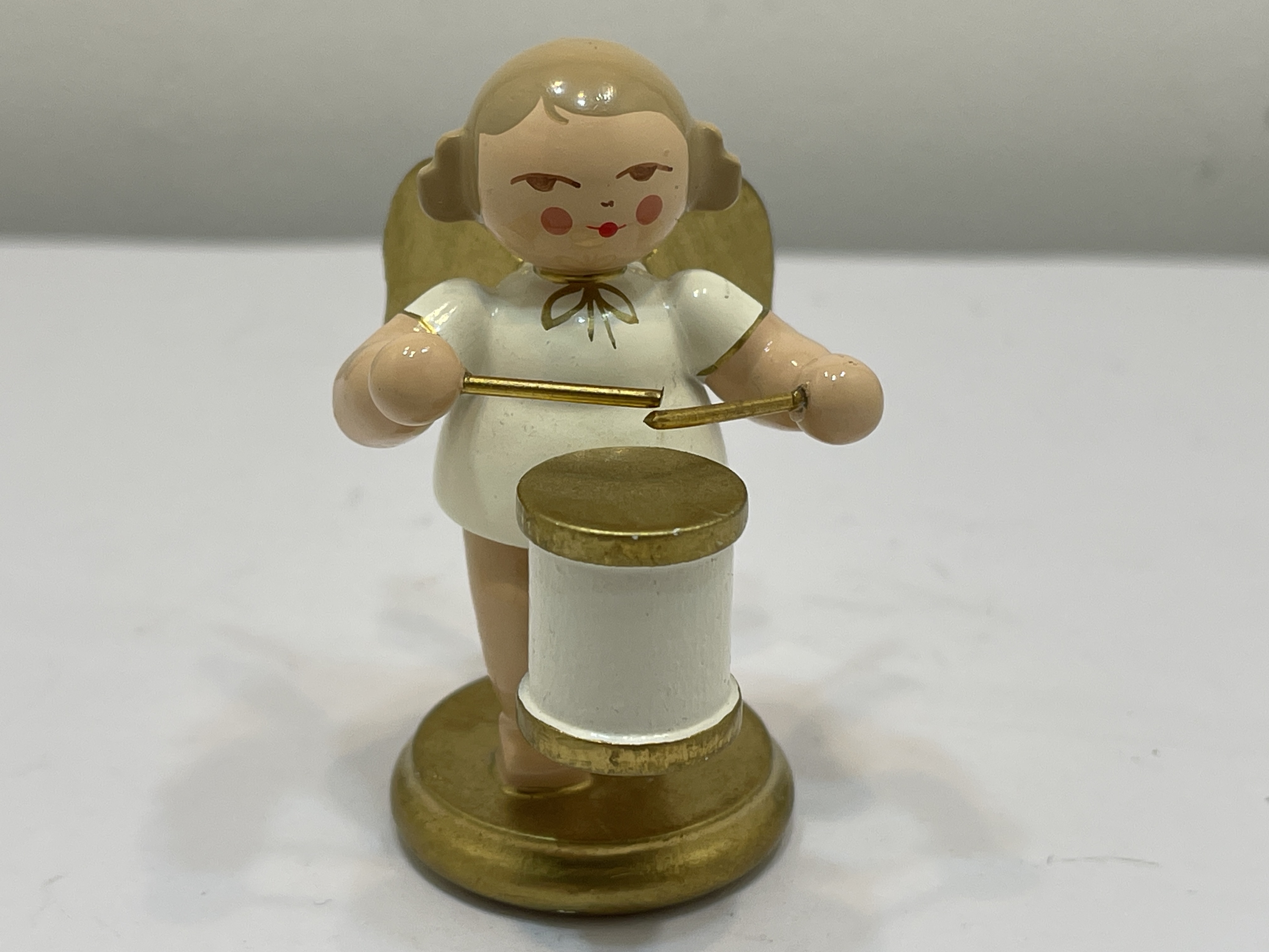 Erzgebirge Figur Christian Ulbricht Engel 6,5 cm. Top Zustand      