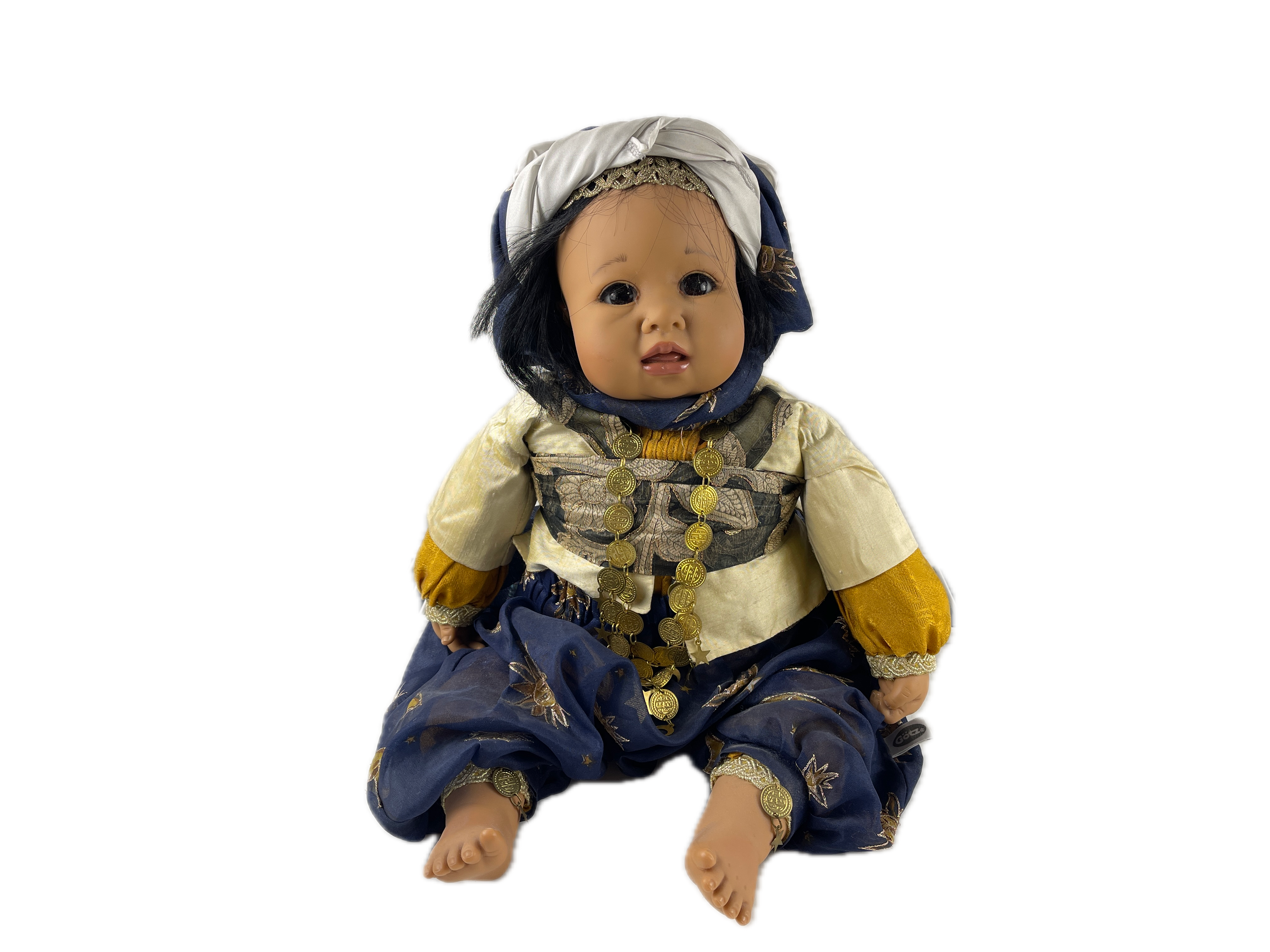 Künstlerpuppe Götz Carin Lossnitzer Vinyl Puppe 44 cm. Zustand siehe Fotos 