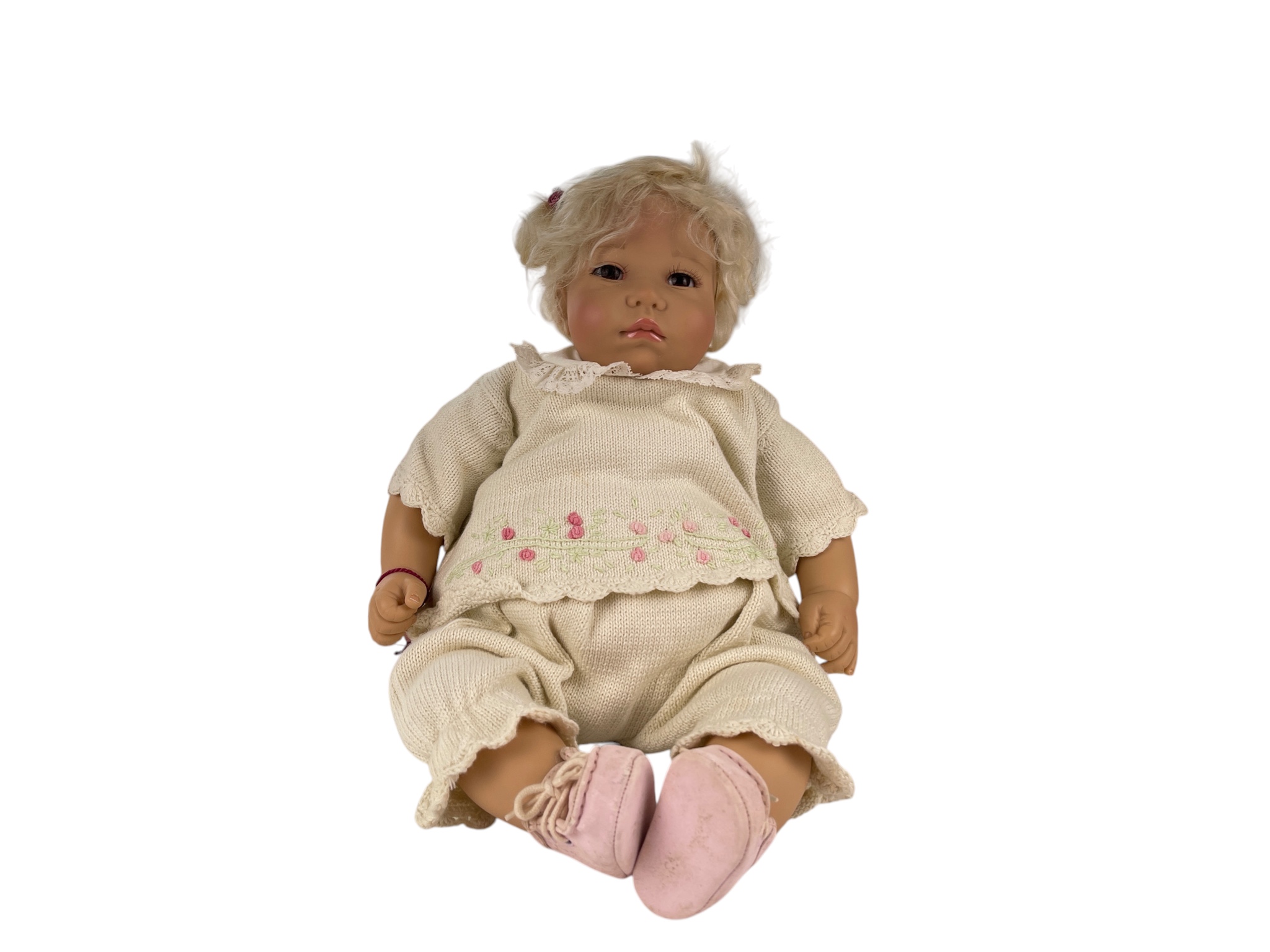 Künstlerpuppe Götz Carin Lossnitzer Vinyl Puppe 44 cm. Zustand siehe Fotos