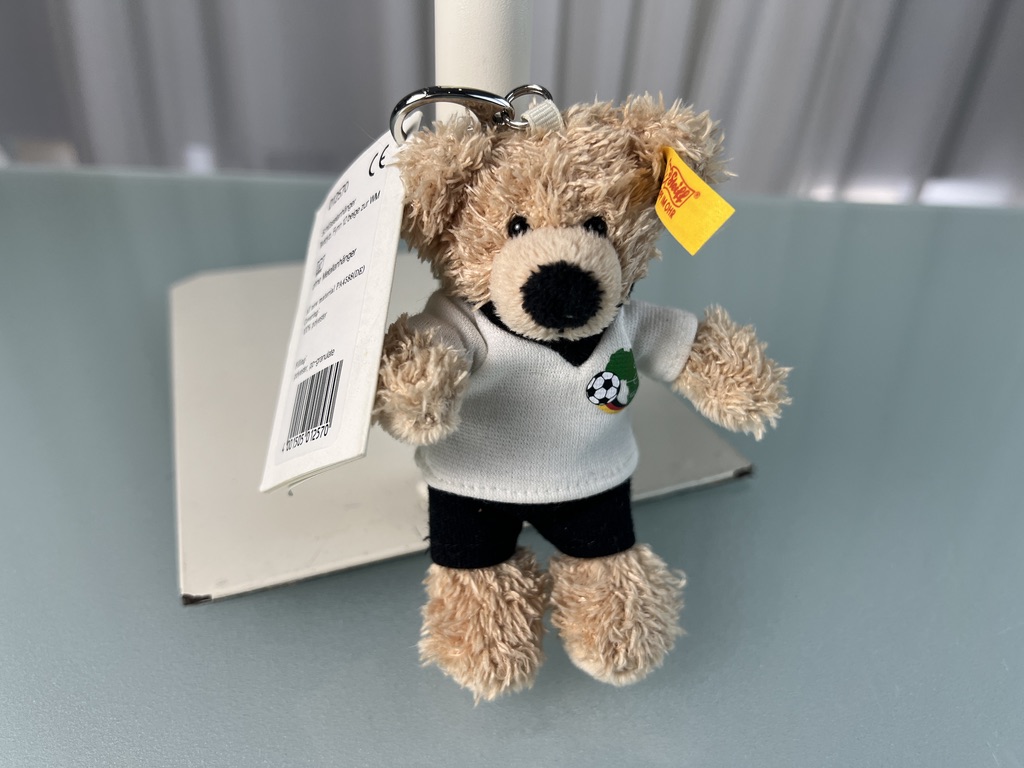 Steiff Tier 012570 Teddy Bär Schlüsselanhänger 12 cm. Top Zustand