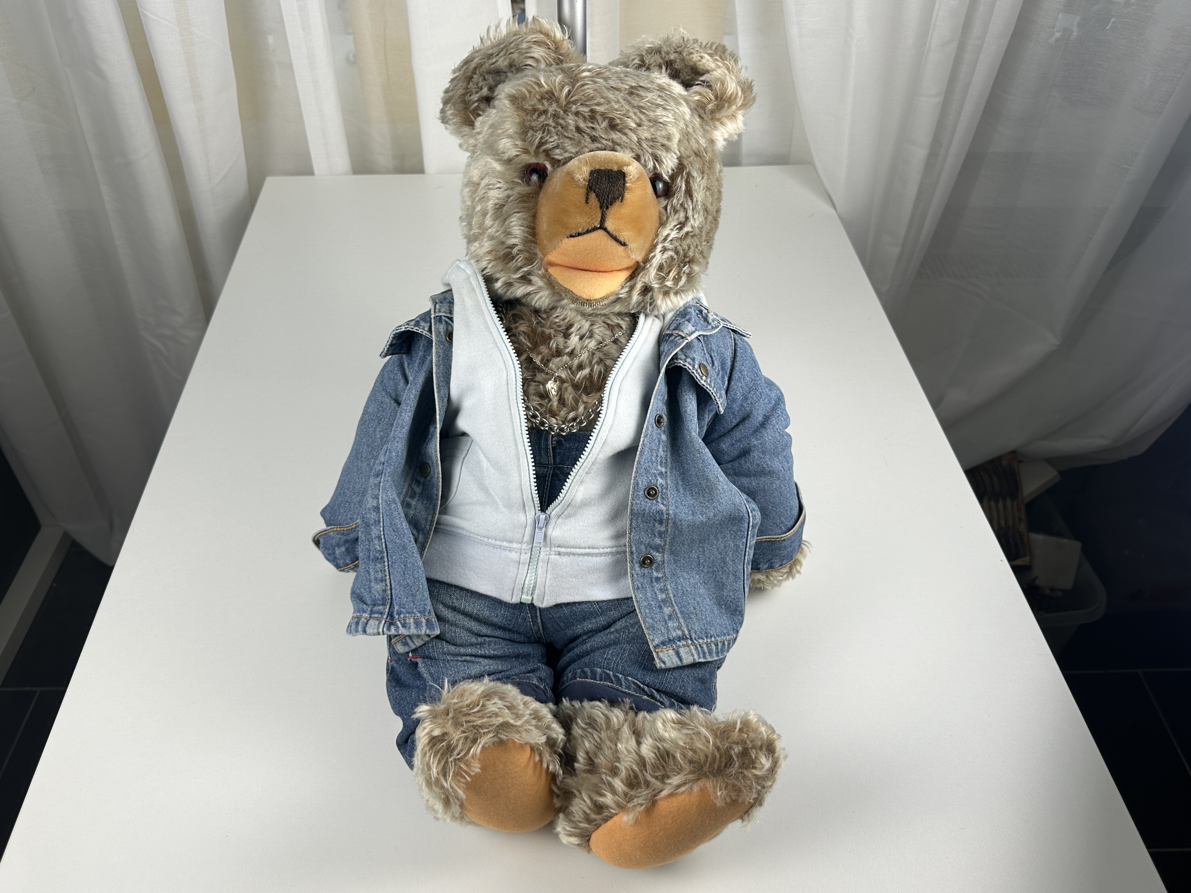 Sammler Teddy Bär Künstlerbär 50 cm Zustand Siehe Fotos