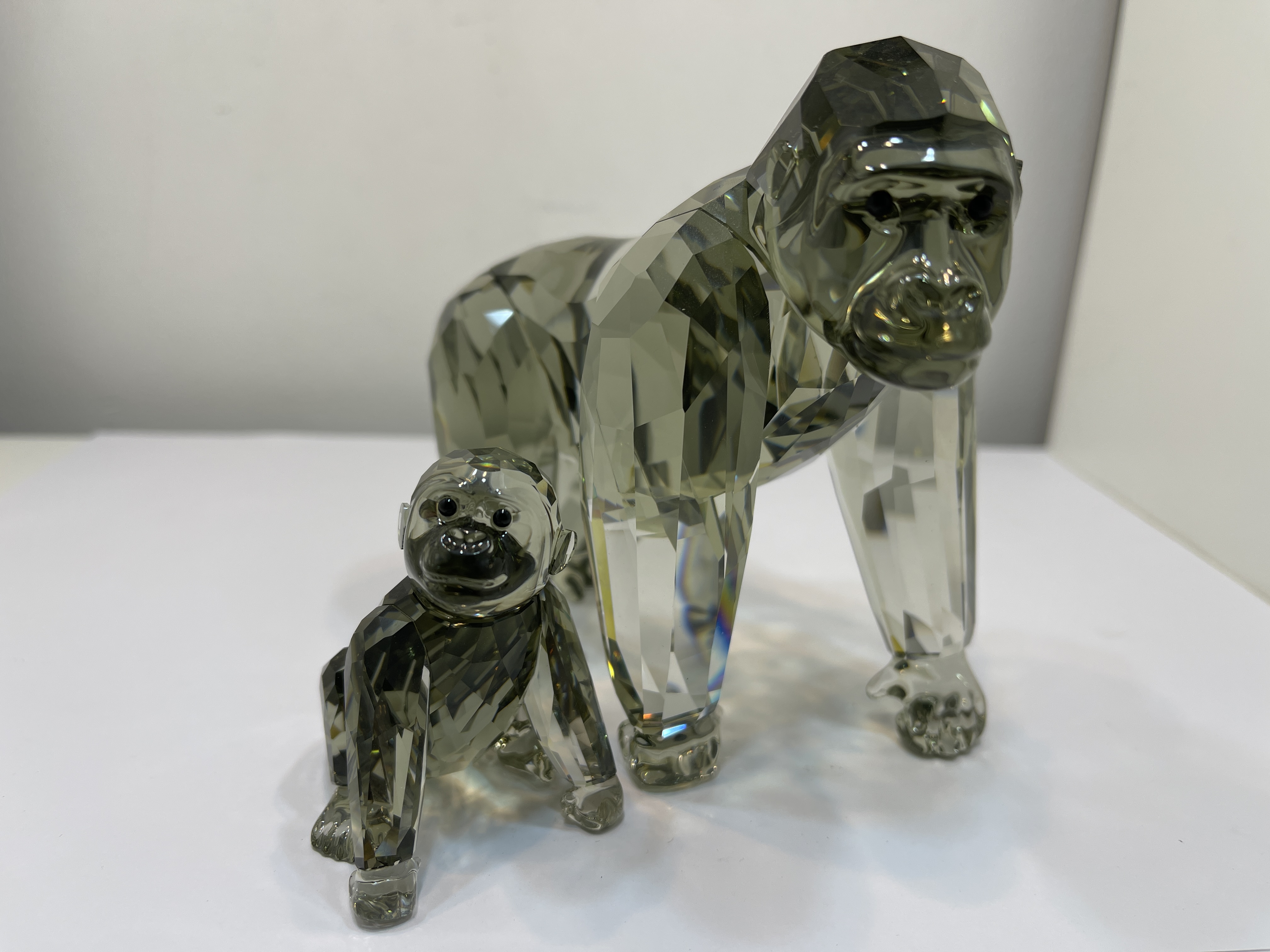 Swarovski Figur 952504 Jahresfiguren 2009 Gorillas. Top Zustand 