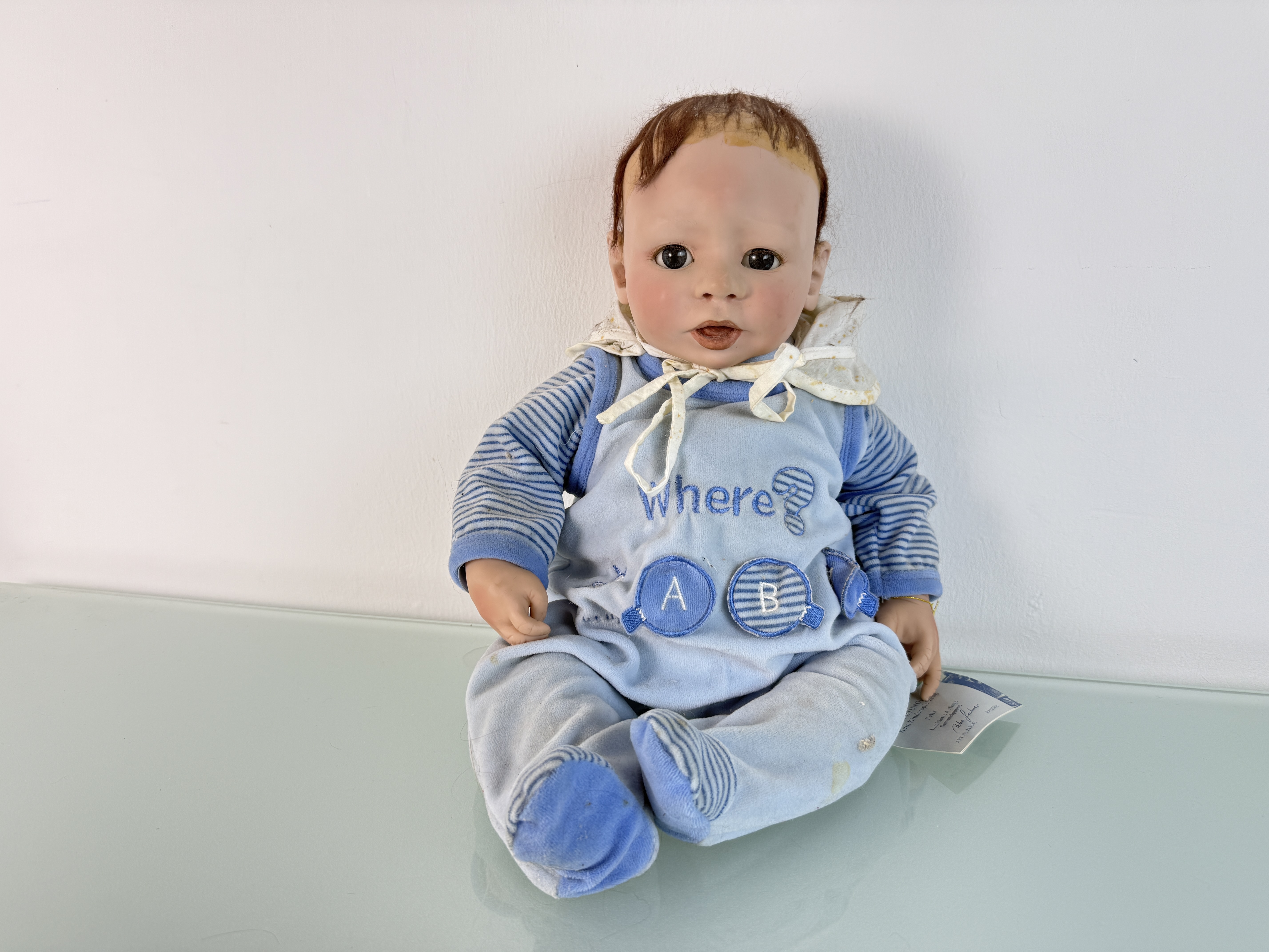  Petra Lechner Künstlerpuppe Vinyl Puppe 48 cm. Top Zustand   