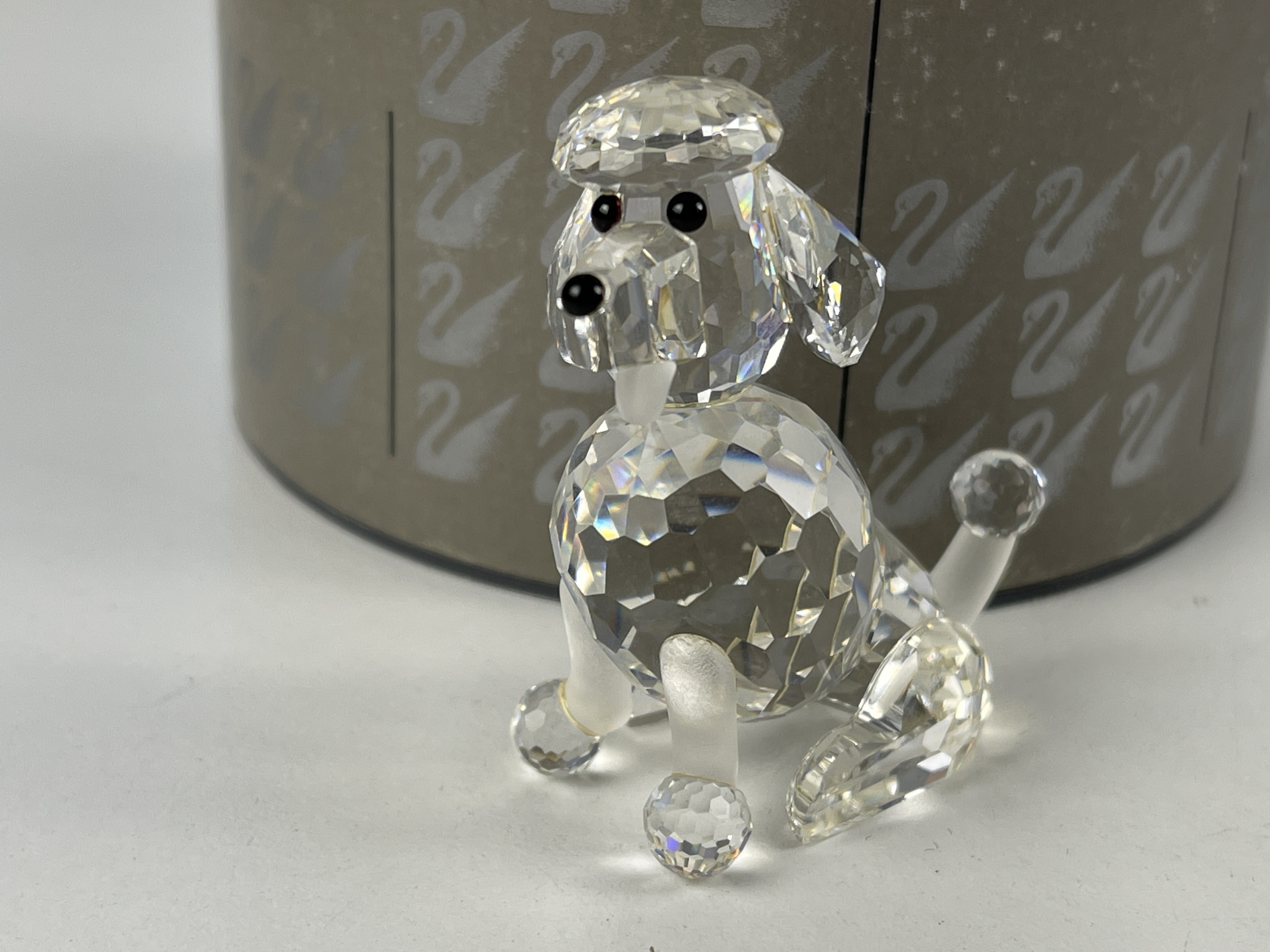  Swarovski Figur 181317 Pudel sitzend 5 cm. Ovp & Zertifikat. Top Zustand 