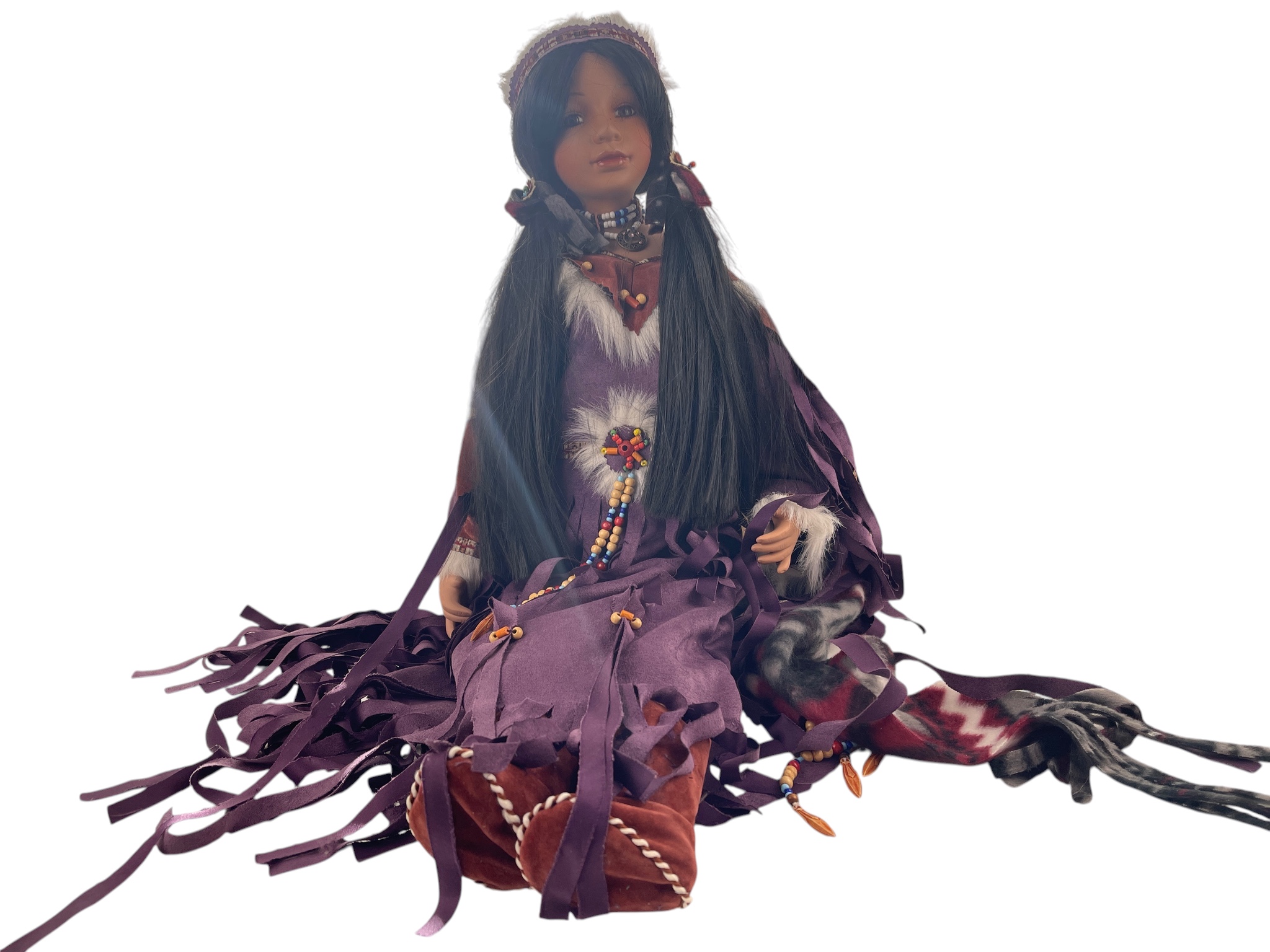 Künstlerpuppe Sammler Porzellan Puppe 68 cm Zustand siehe Fotos 