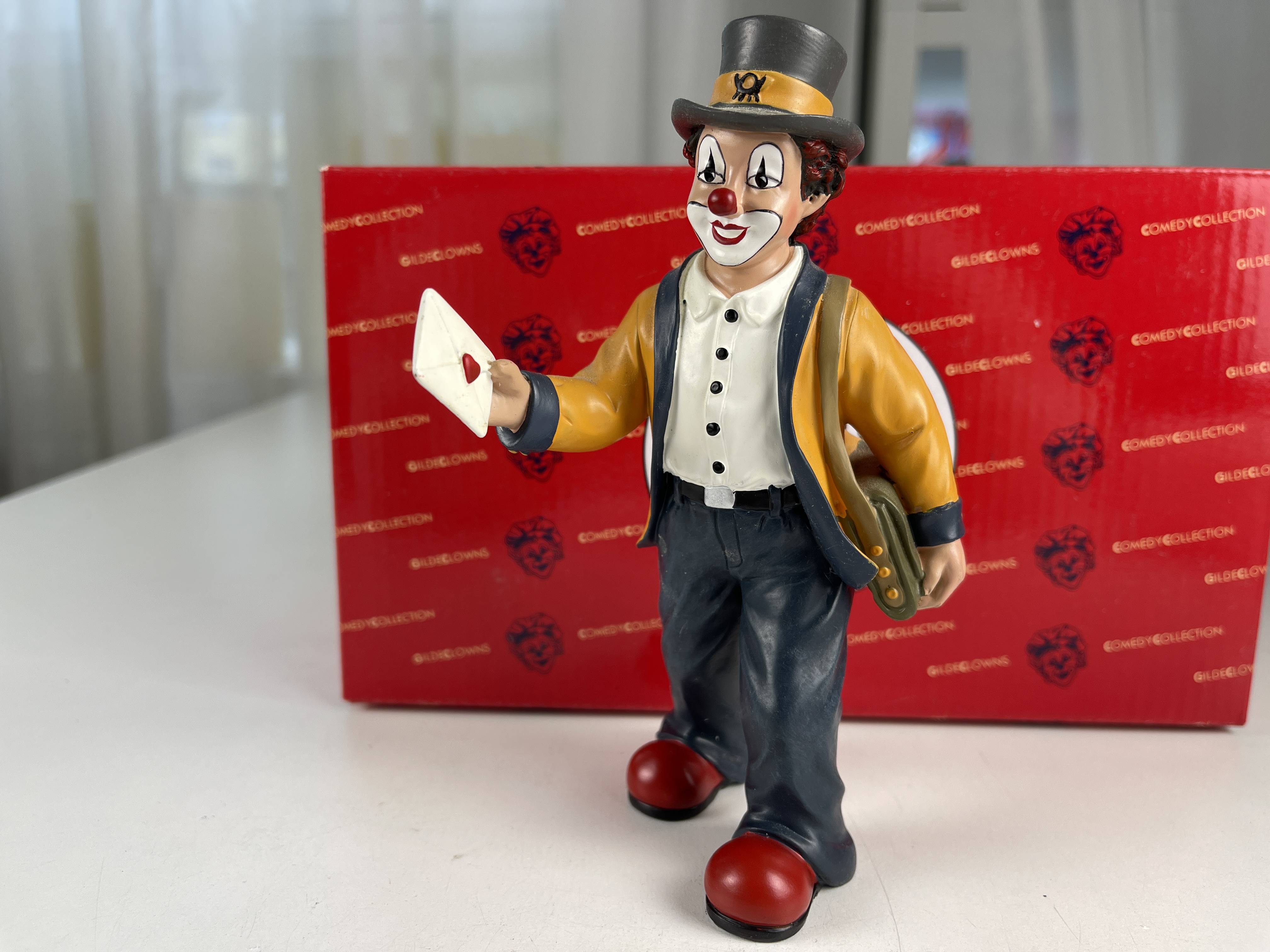 Original Gilde Clown Sammlerfigur Figur 16 cm. Top Zustand   