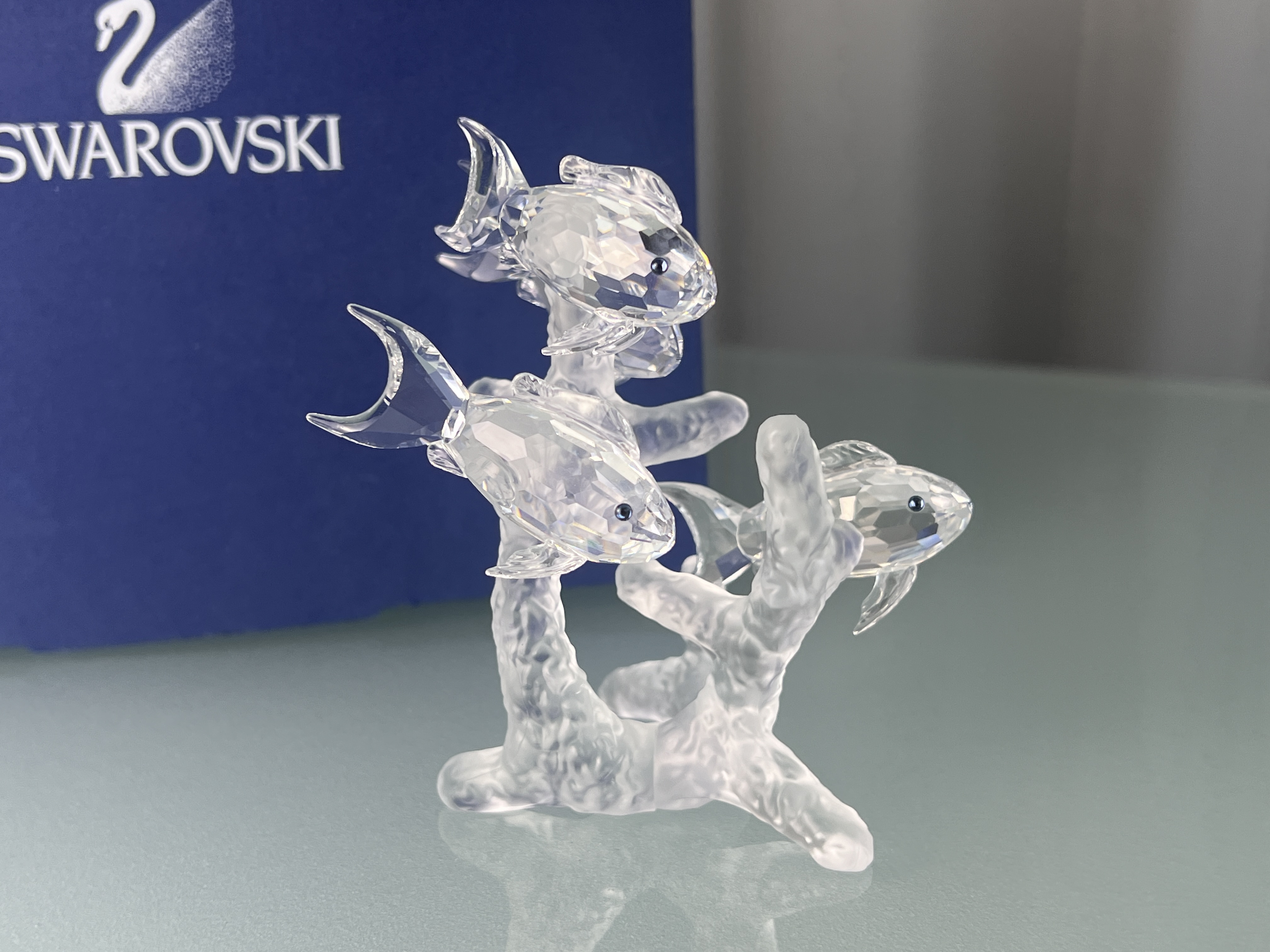 Swarovski Figur 666355 Großer Fischschwarm 10 cm, Inkl. OVP und Zertifikat  