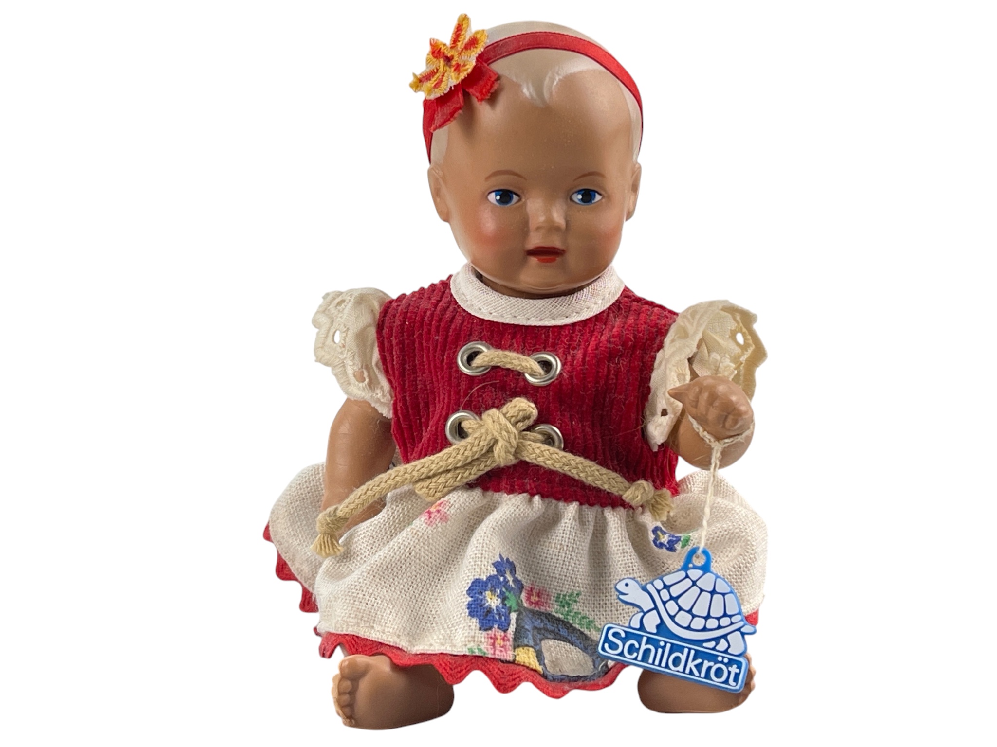 Schildkrötpuppe Tortulon Puppe 16 cm. Top Zustand.   