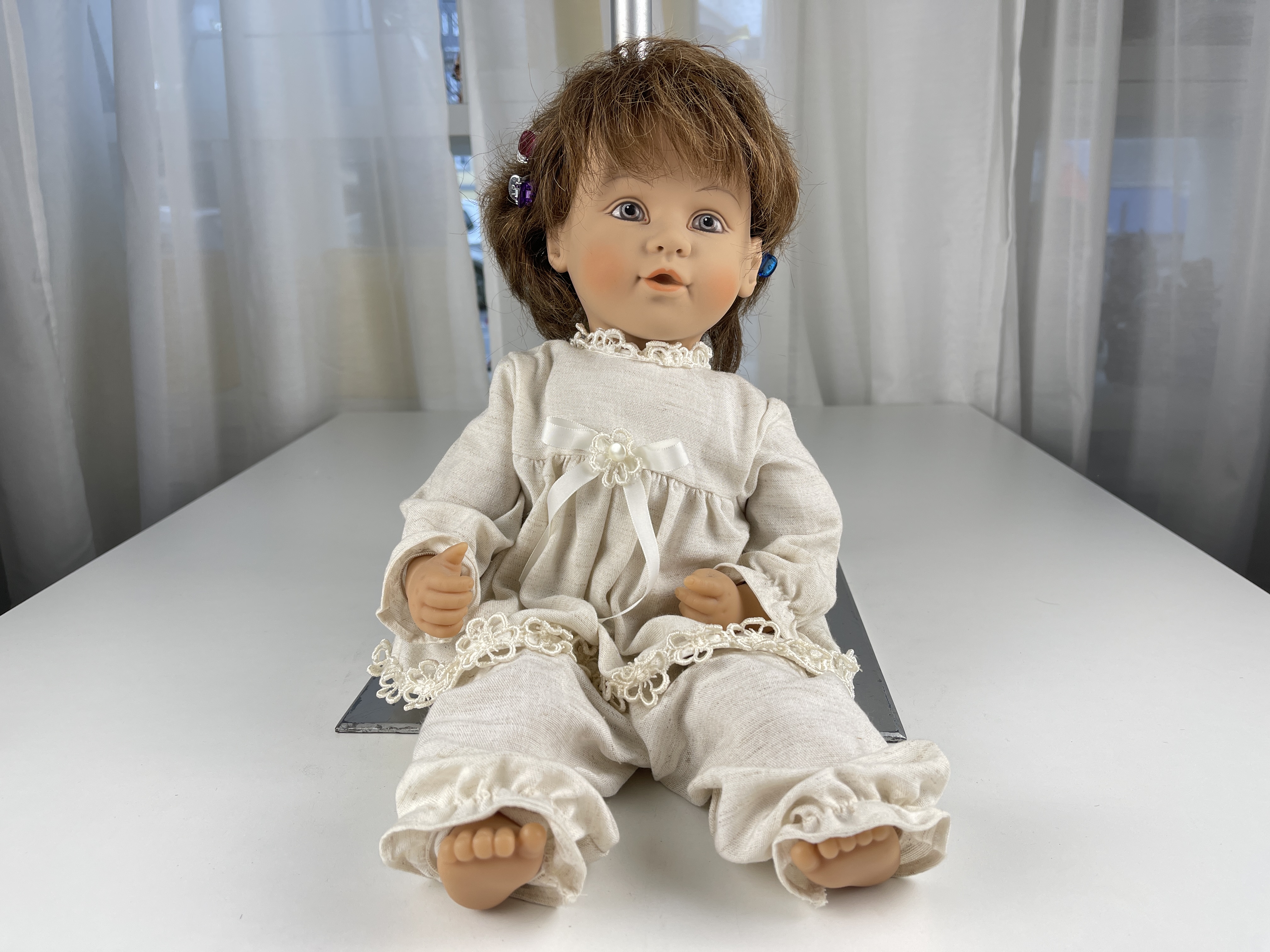 Schildkrötpuppe Vinyl Puppe 42 cm. Top Zustand