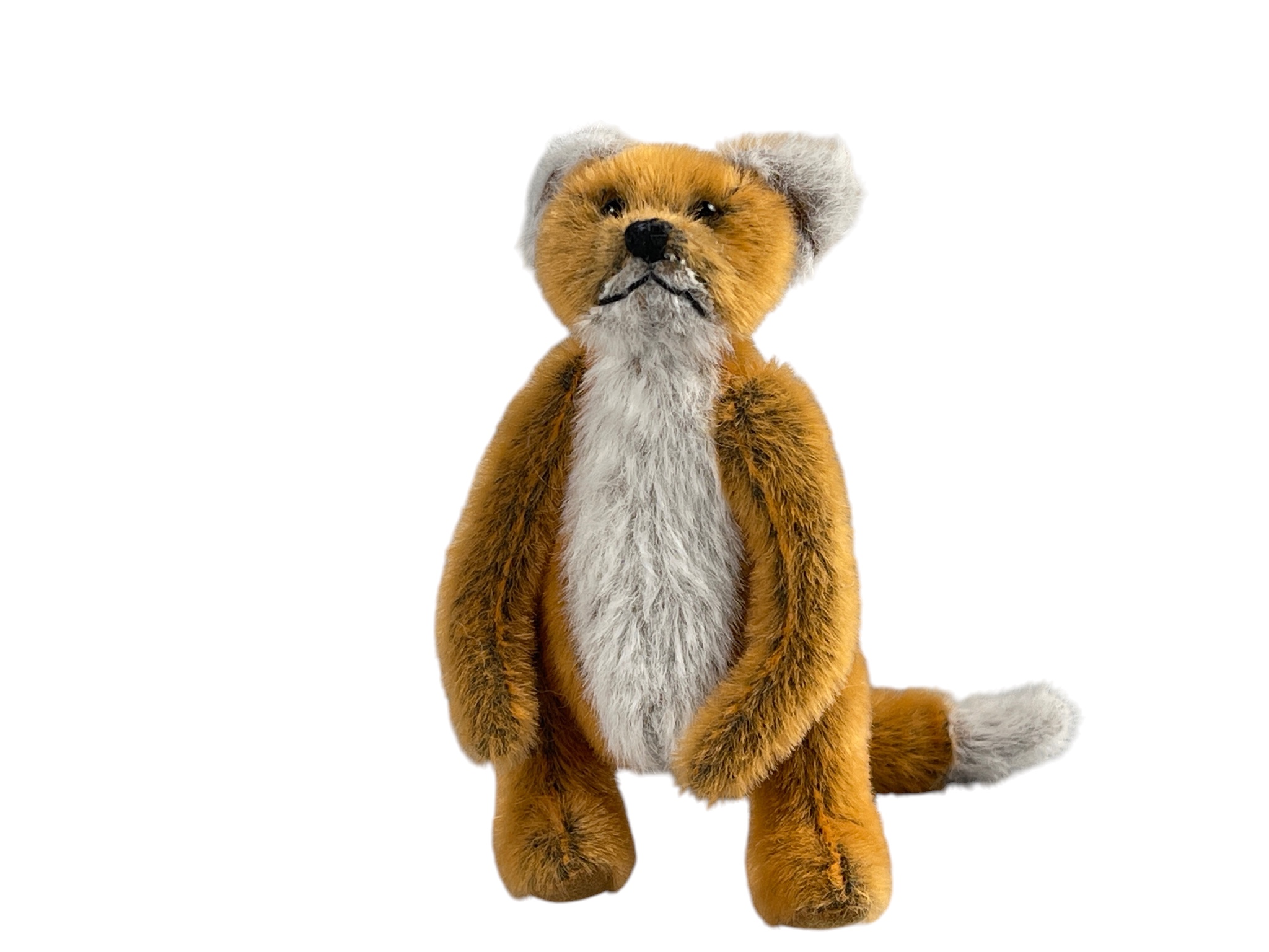 Künstler Stofftier Fuchs 10 cm. Top Zustand.   