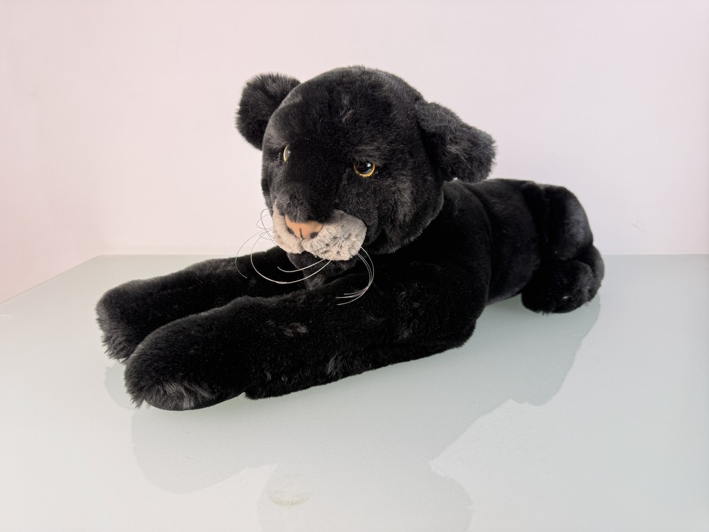 Steiff Tier 103858 Panther 28 x 70 cm Top Zustand  