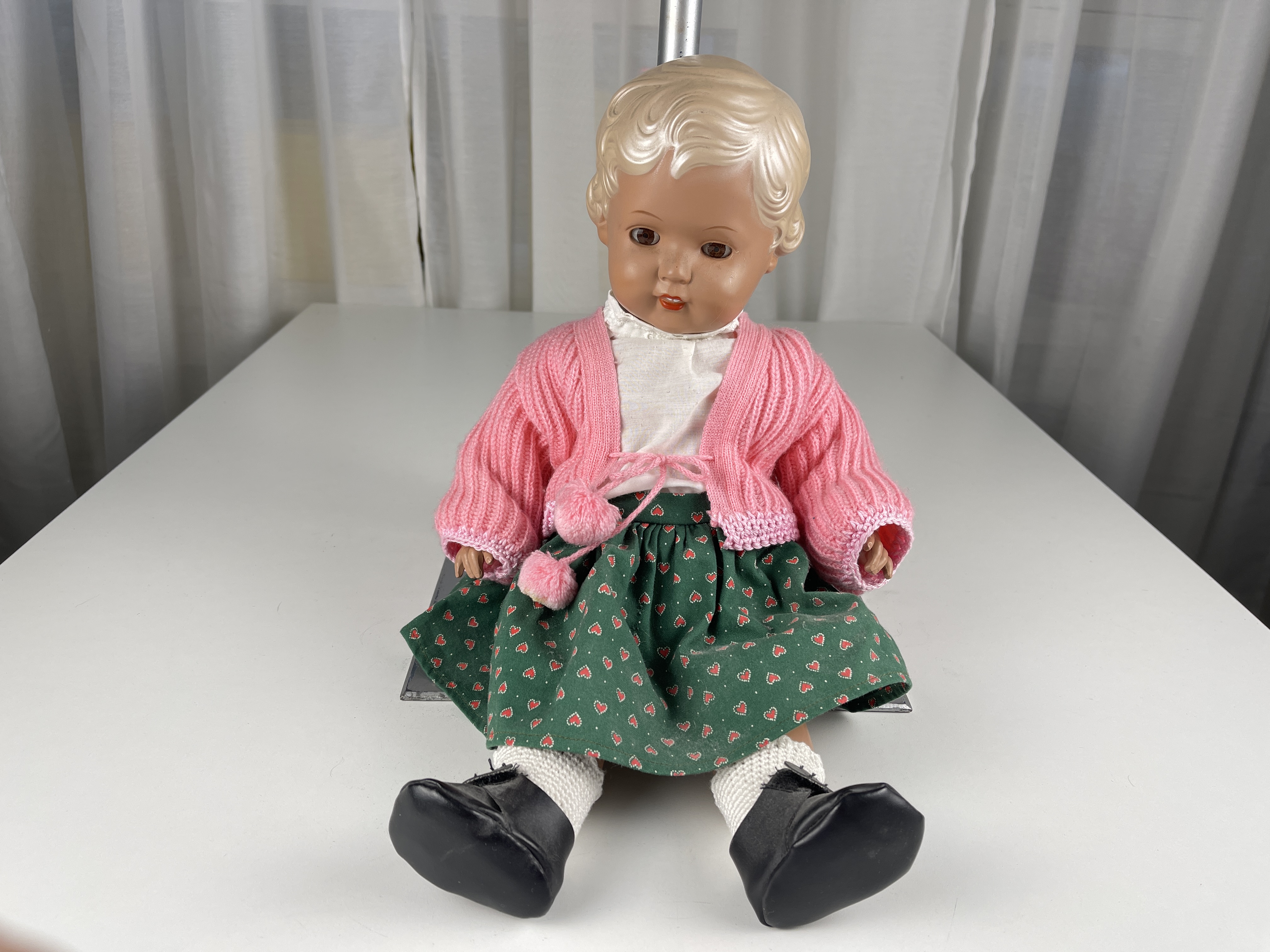  Schildkrötpuppe Puppe 46 cm. Top Zustand.  