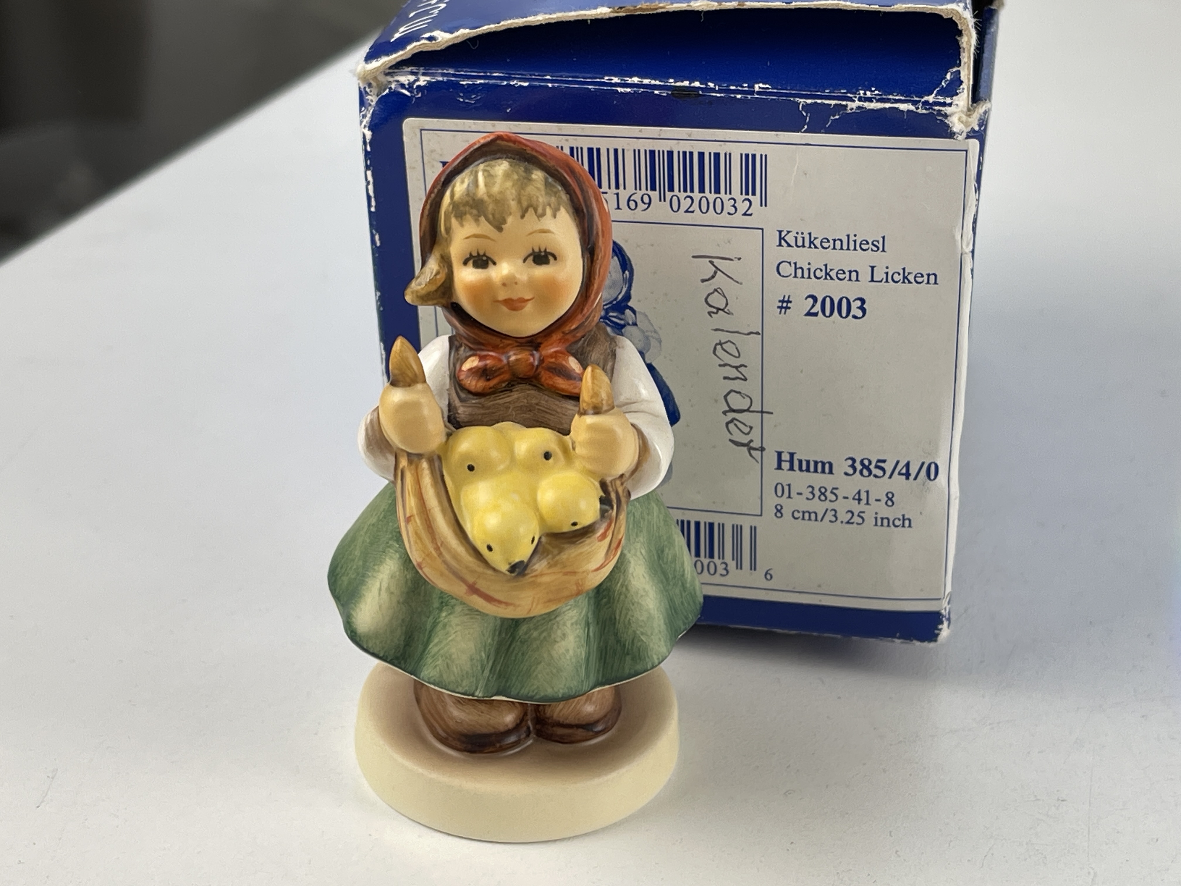 Hummel Figur 385 4/0 Kükenliesl 8 cm. 1 Wahl. Top Zustand OVP