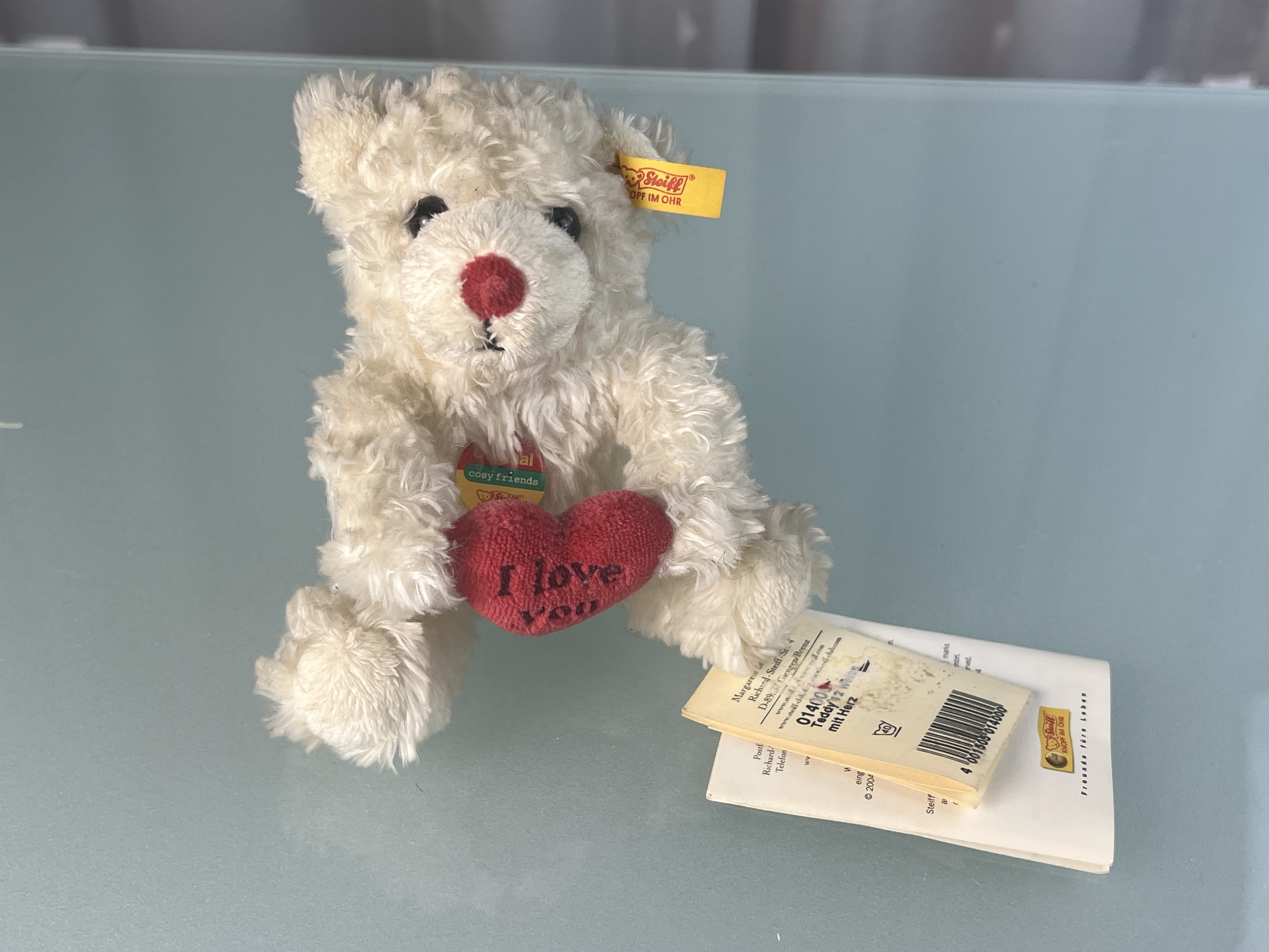 Steiff Tier 014000 Teddy Bär 12 cm. Top Zustand   Steiff Tier 014000 Teddy Bär 12 cm. Top Zustand