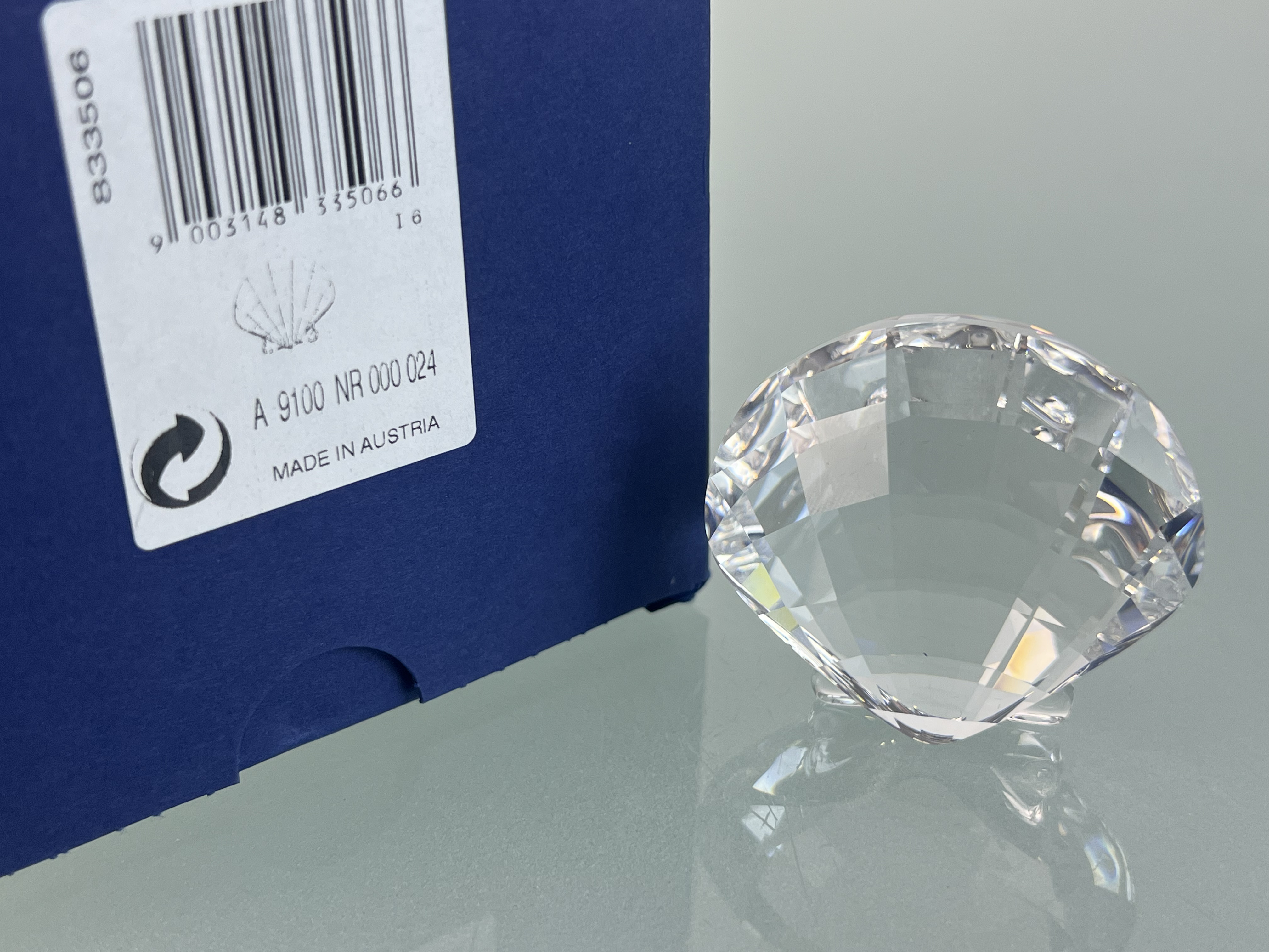 Swarovski Figur 833506 Muschel 5 cm. Mit OVP + Zertifikat. Top Zustand