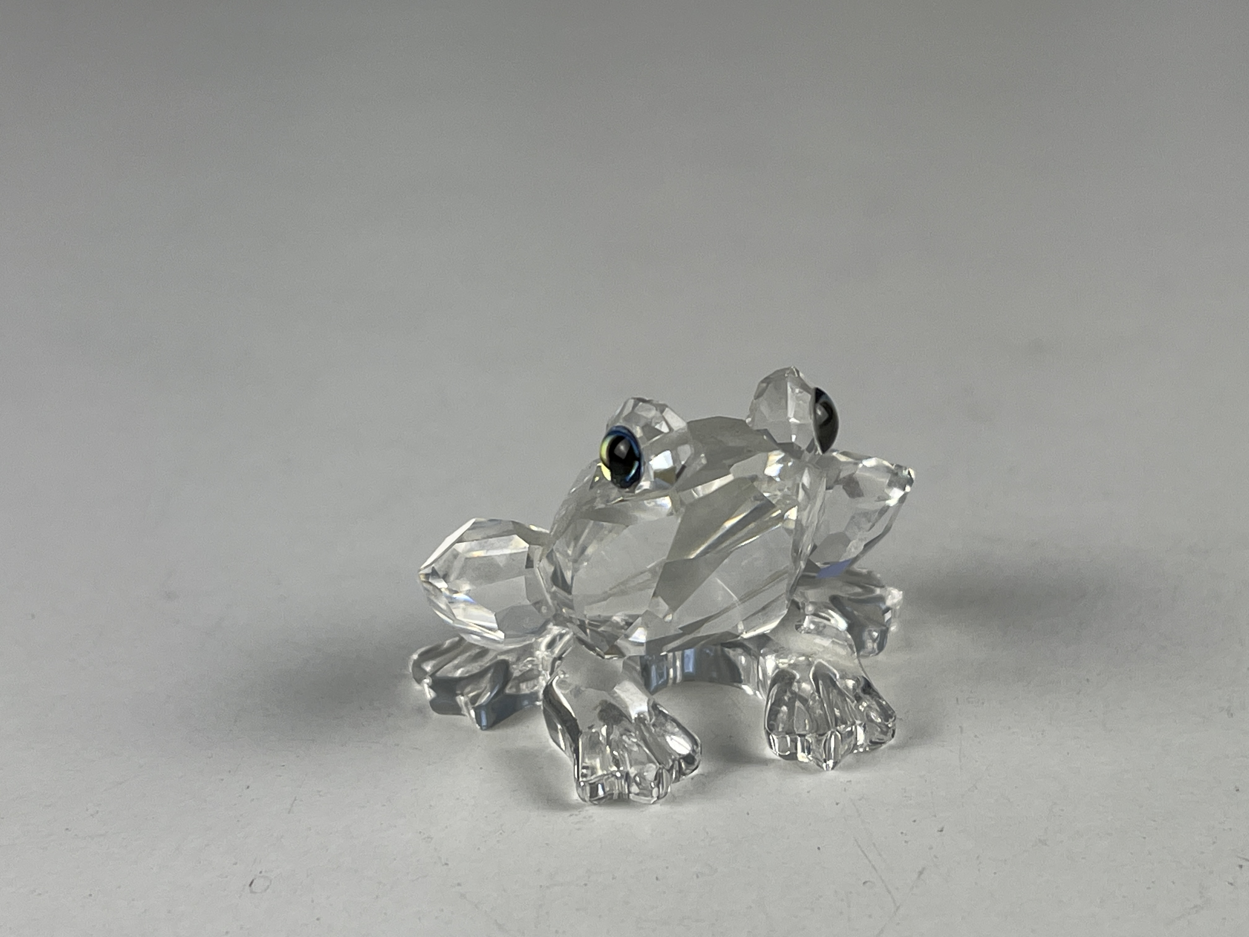  Swarovski Figur Kristall 183113 Frosch Groß 3,5 cm. Top Zustand   