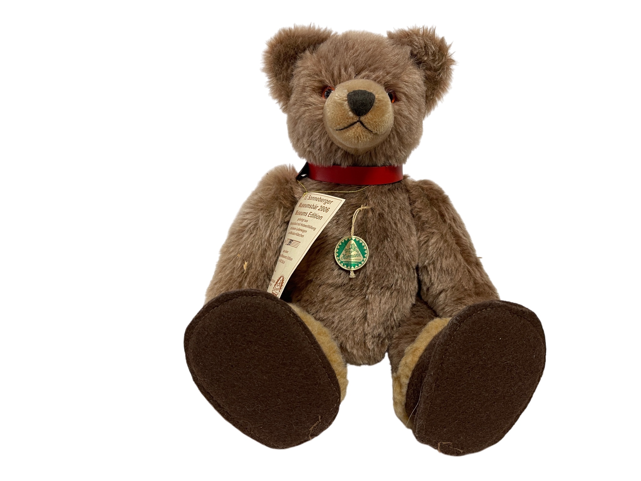 Hermann - Teddy Bär 13. Sonneberger Museumsbär 39 cm - Zustand siehe Fotos