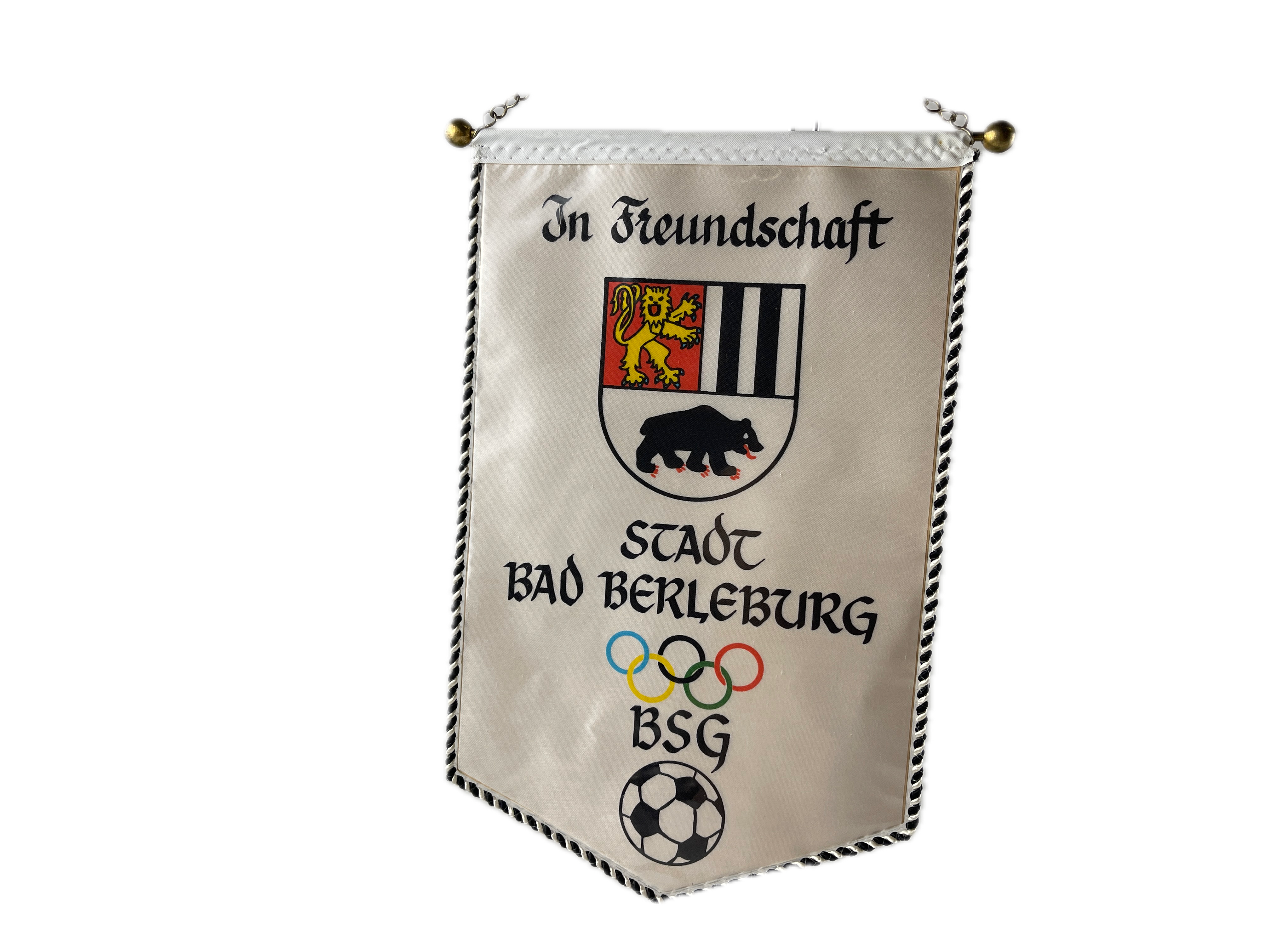 Sammler Wimpel  BSG Bad Berleburg 25 cm -  Zustand siehe Fotos  