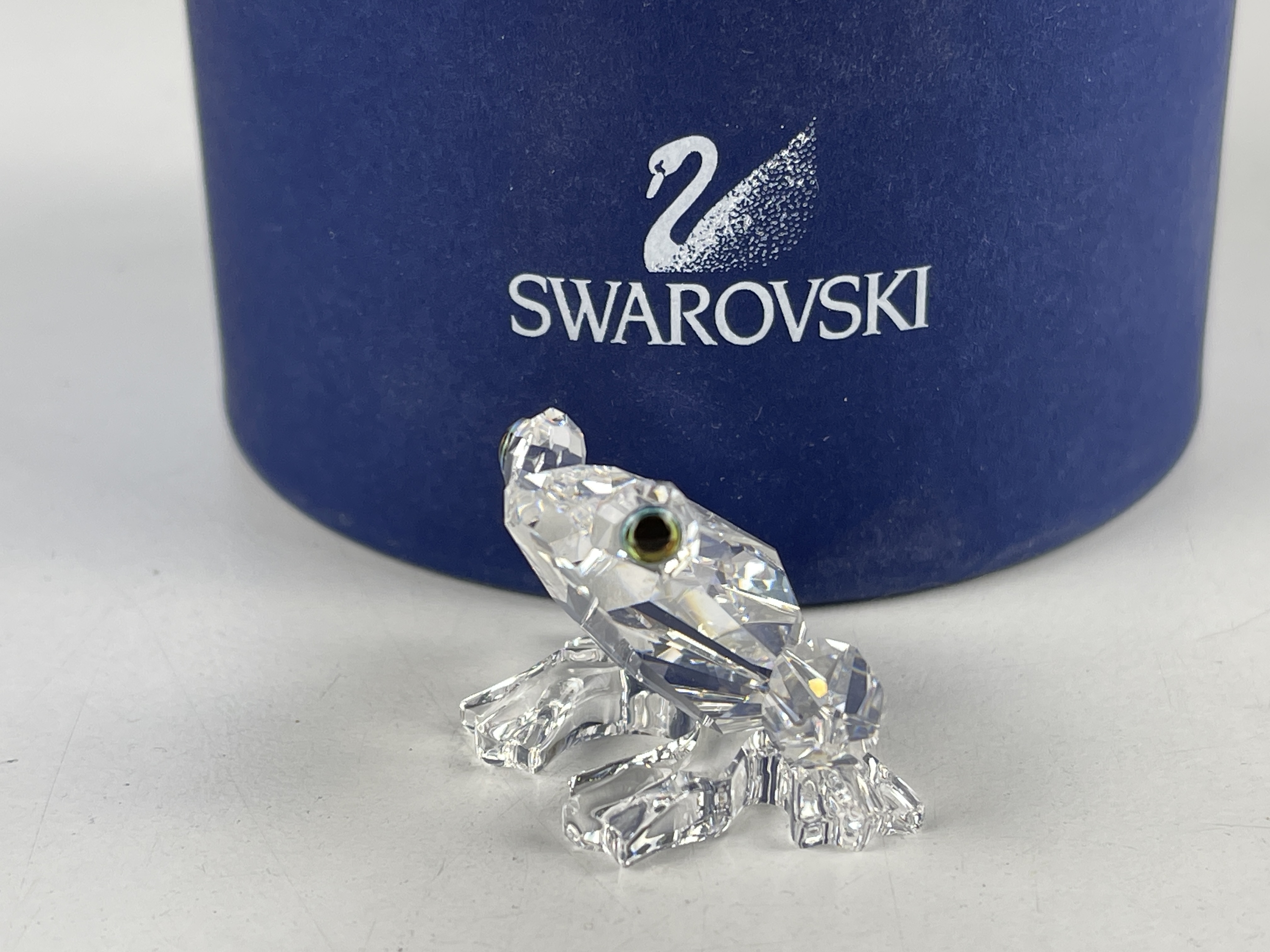  Swarovski Figur 183113 Frosch Groß 3,5 cm. Mit Ovp und Zertifikat. Top Zustand  