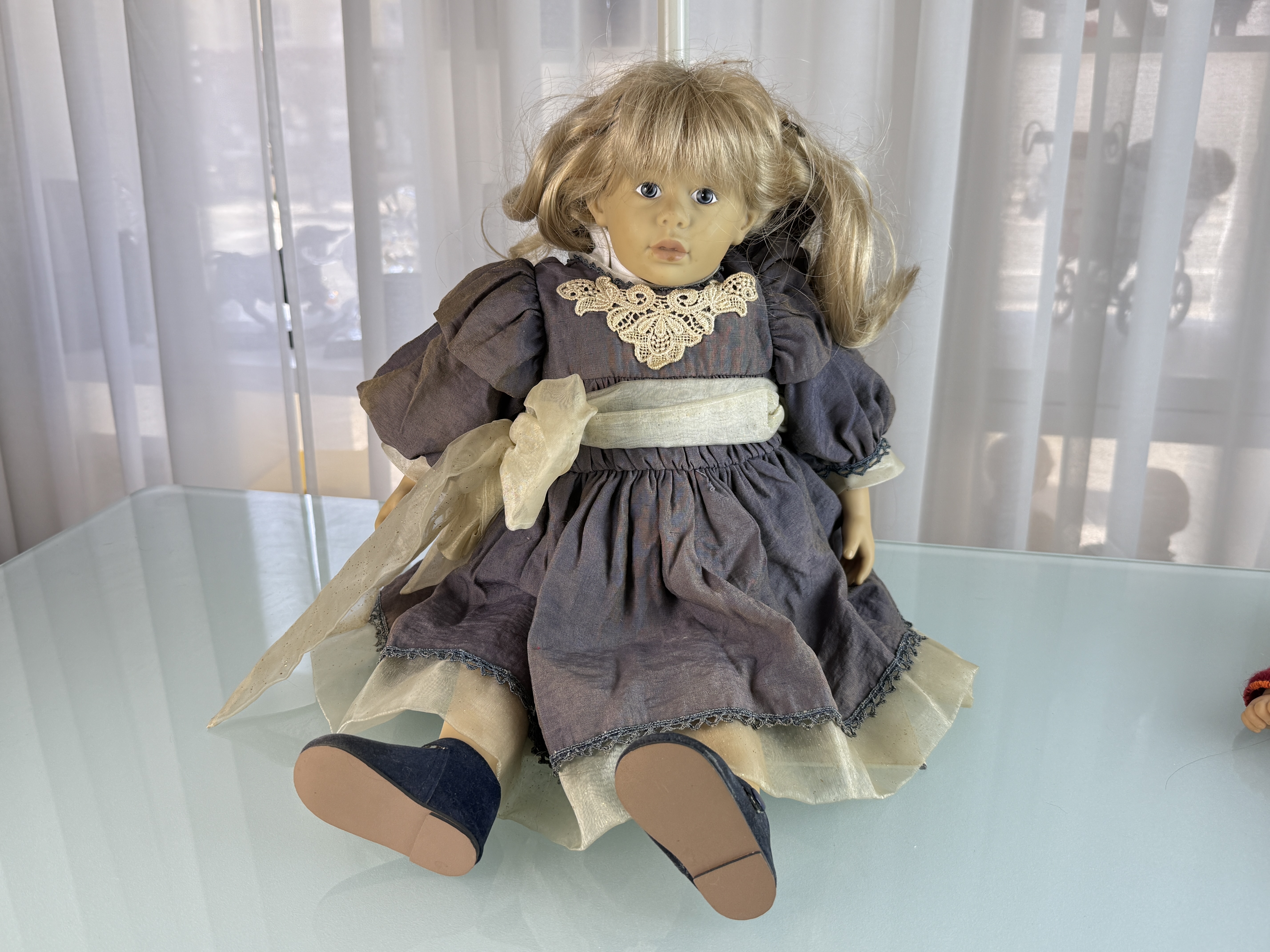 Künstlerpuppe Sigikid Rosemarie Anna Müller Vinyl Puppe 55 cm. Top Zustand 