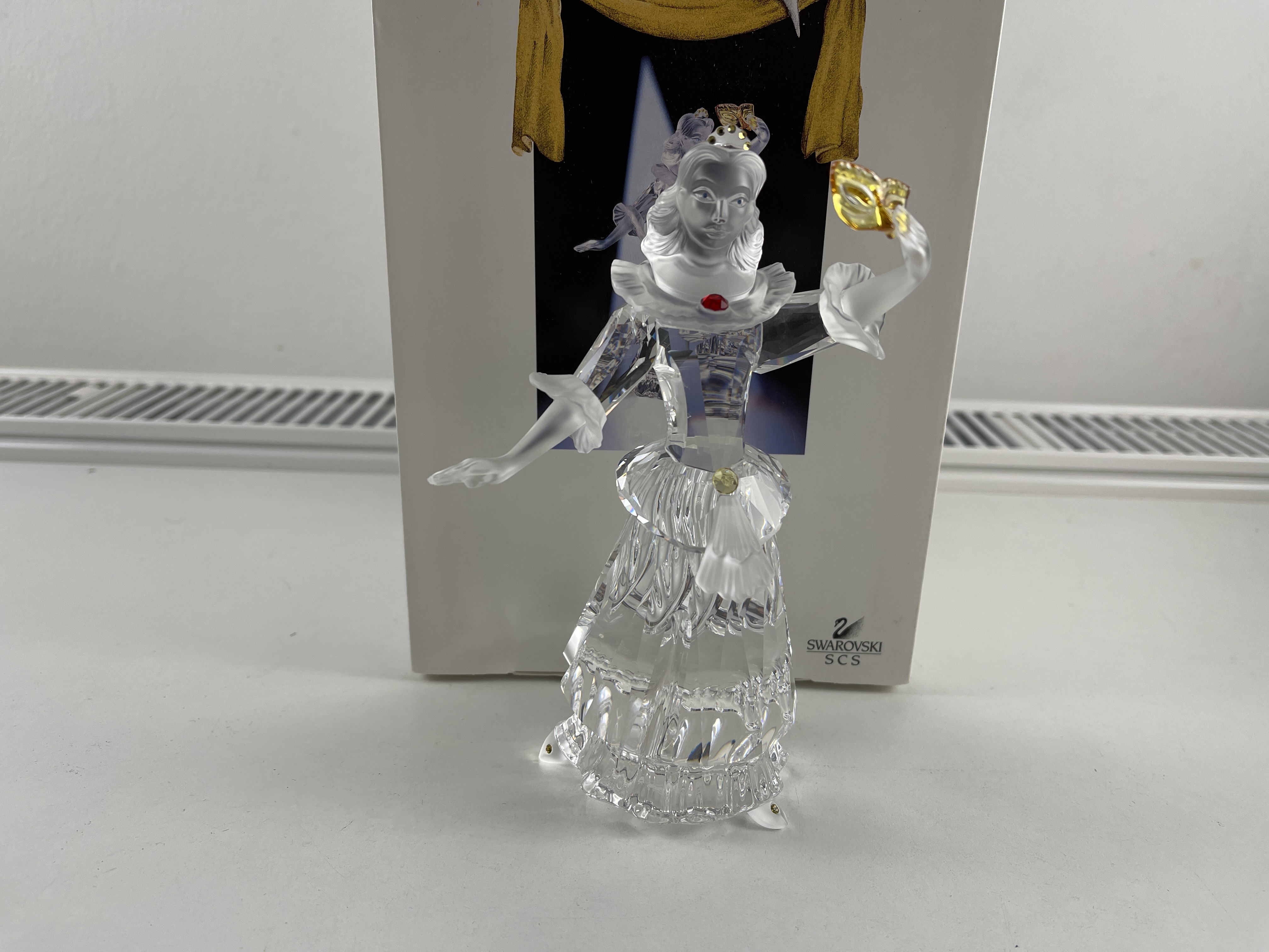 Swarovski Figur 242032 Jahresfigur 2000 Columbine 17 cm mit Ovp & Zertifikat.  