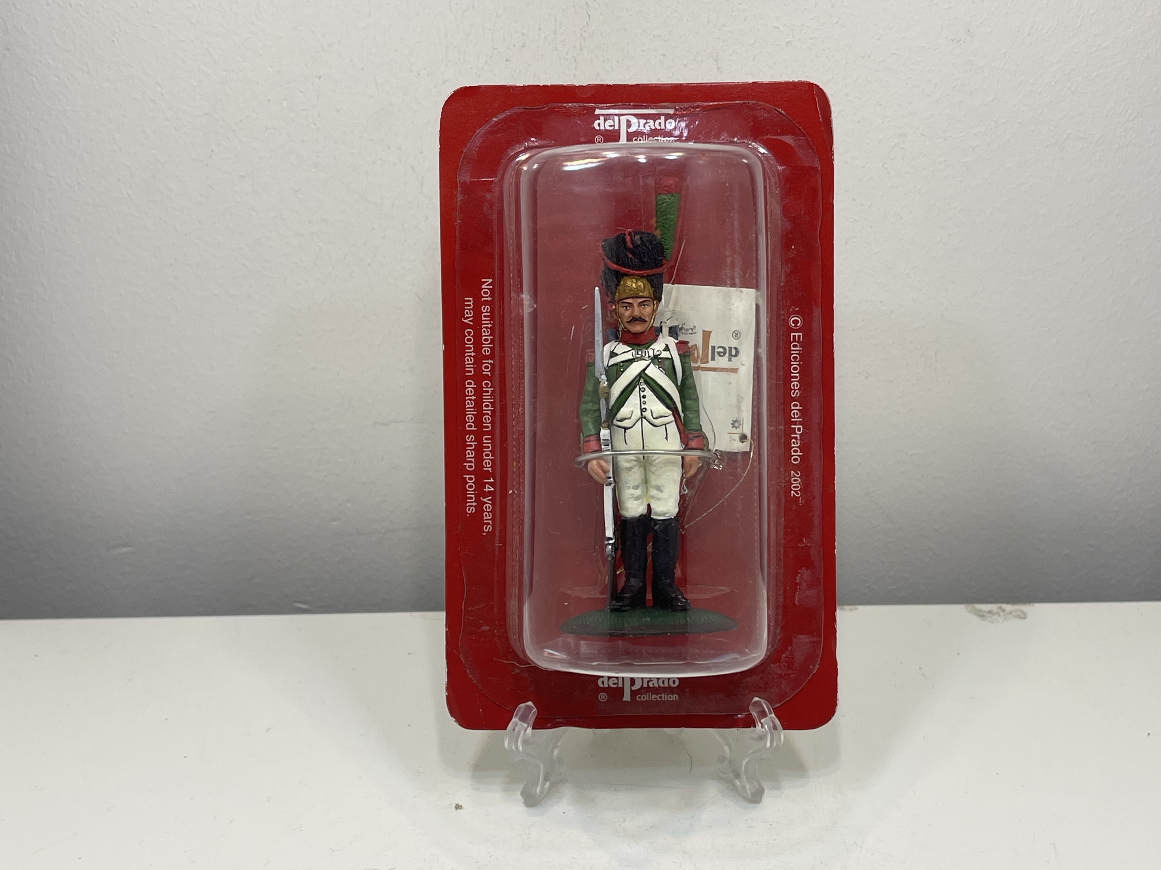 del Prado Zinnfigur Soldat ca. 8 cm . OVP Ungeöffnet