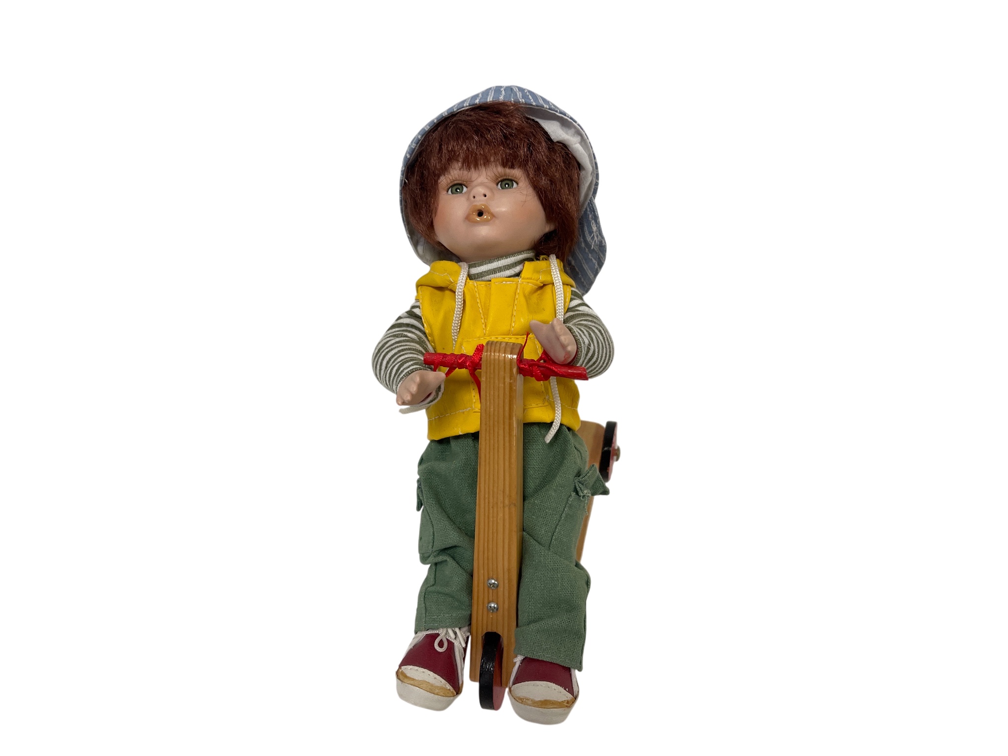 Künstlerpuppe Sammler Porzellan Puppe 25 cm. Top Zustand.     