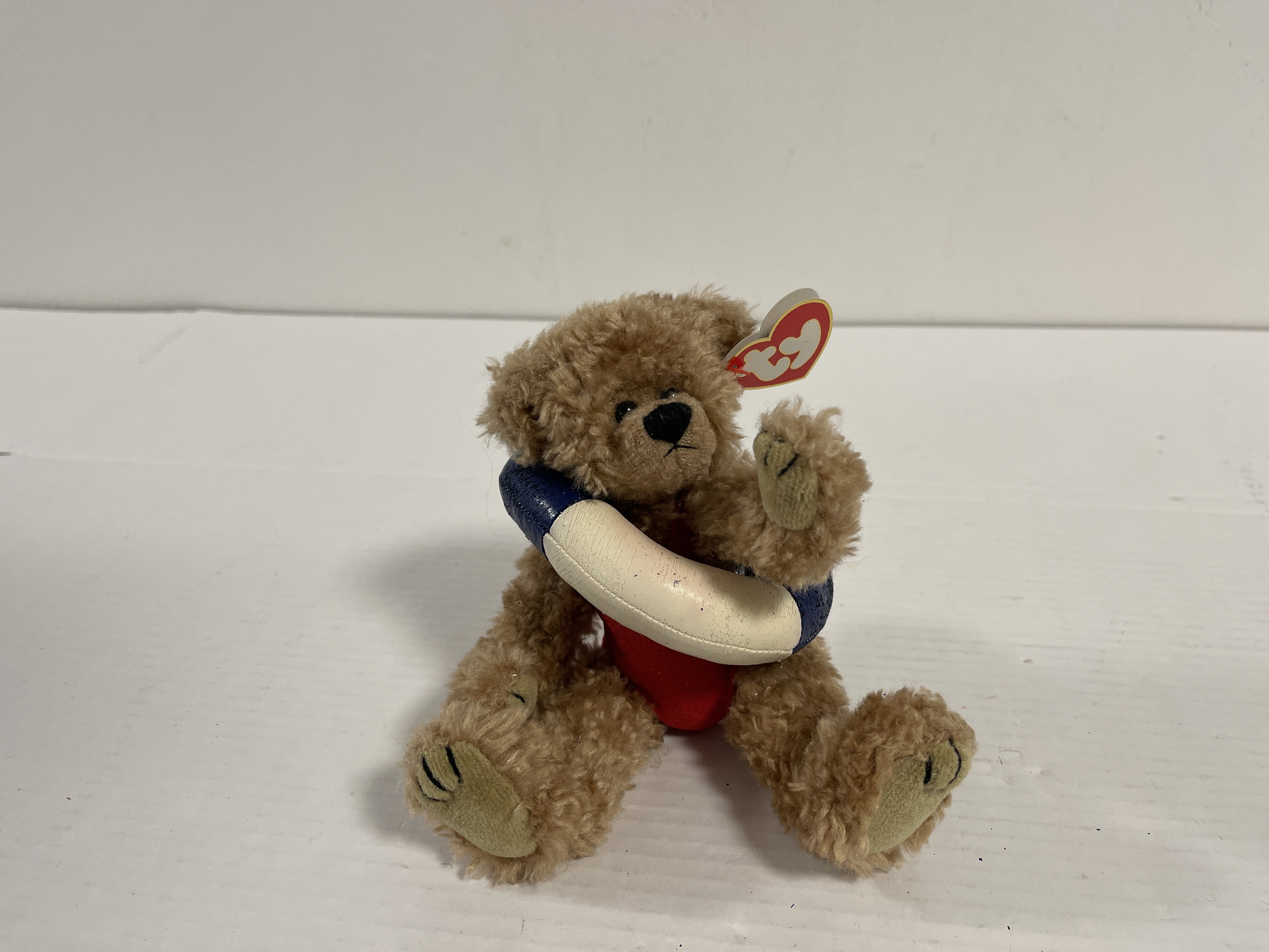 Sammler Stofftier Beanie Babies - Teddybär - 18 cm. Zustand siehe Fotos 