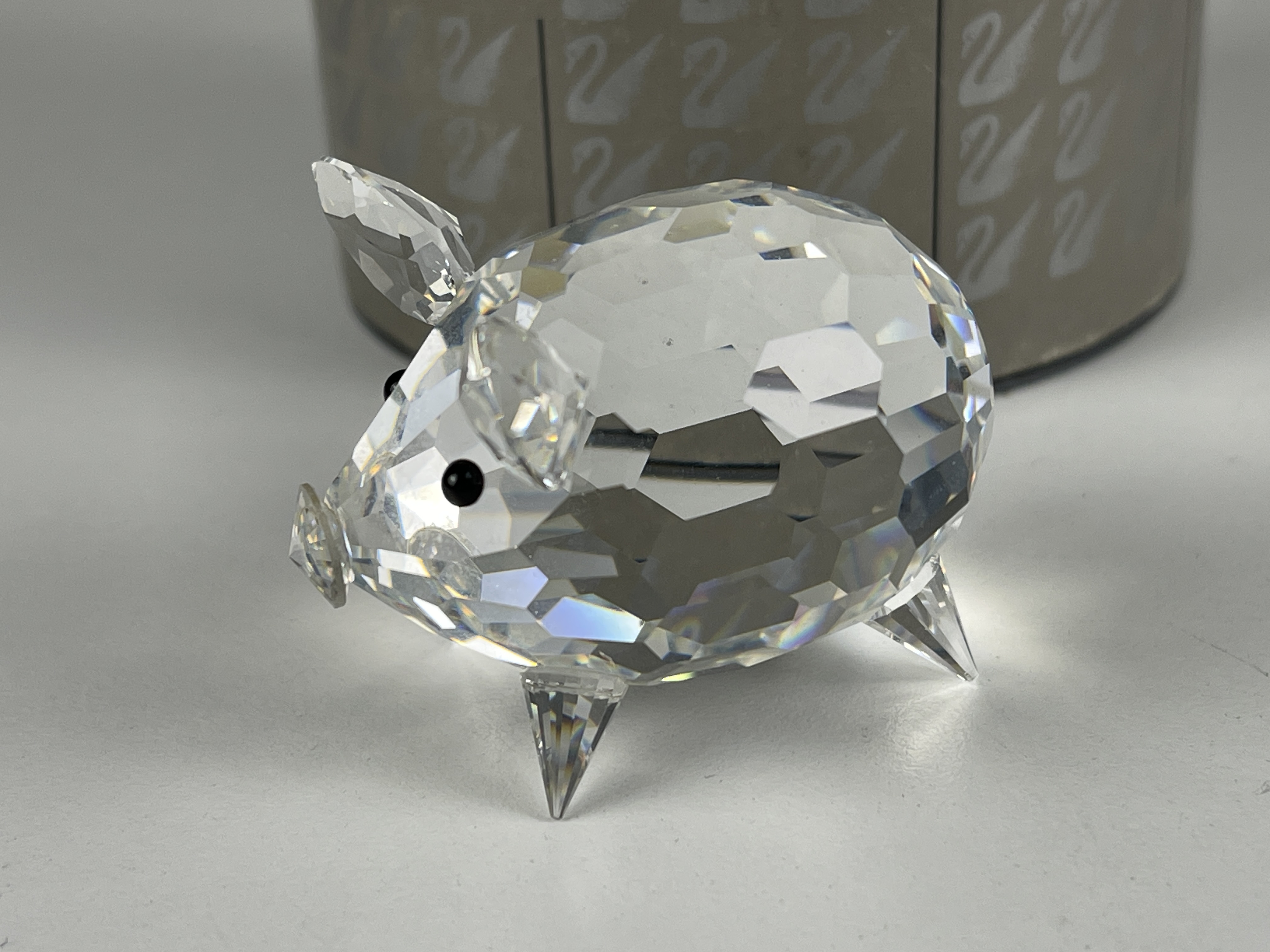 Swarovski Figur 010031 Schwein 6 cm. Ovp & Zertifikat. Leichter Defekt 